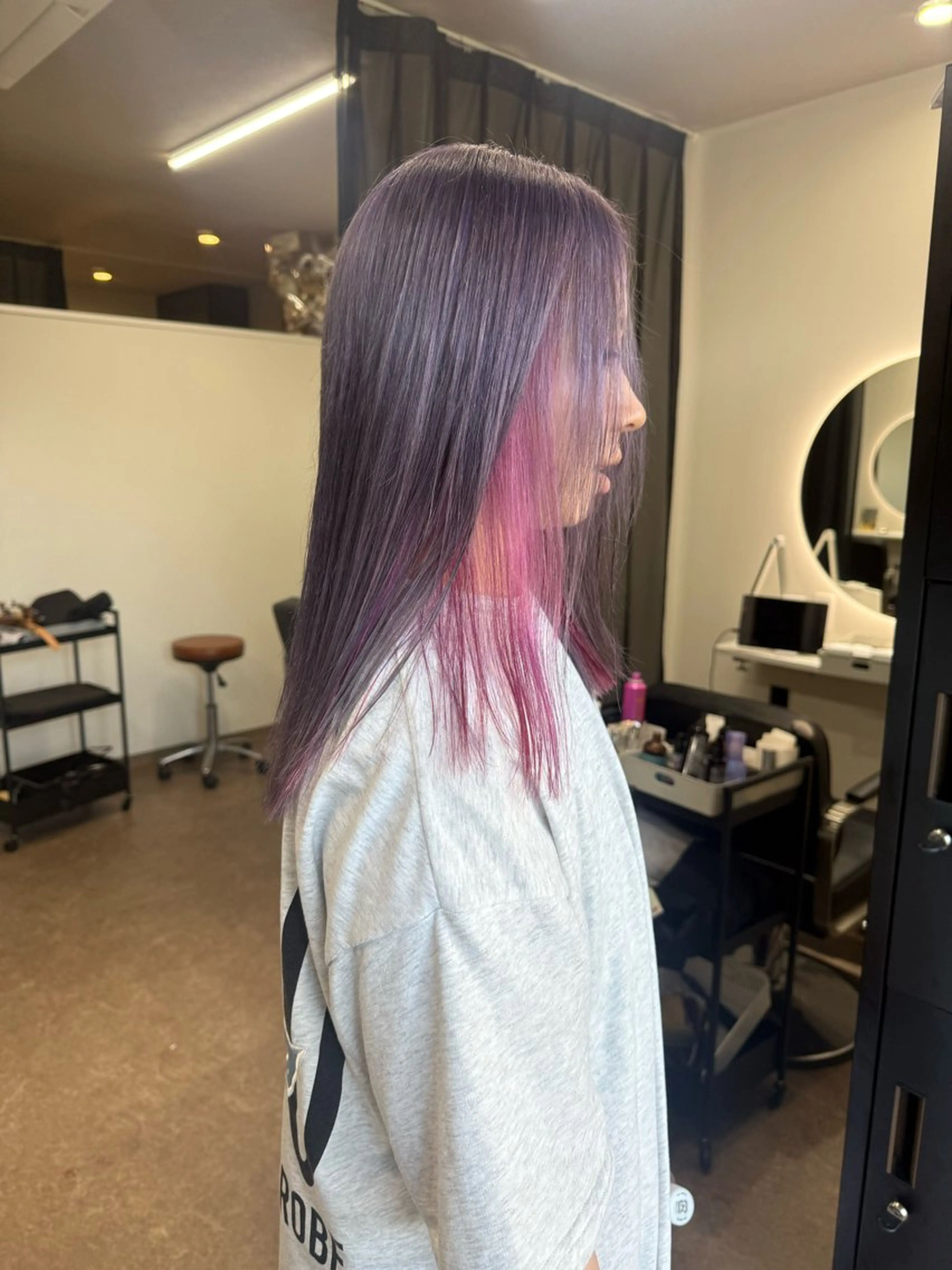 ミディアム ヘアカラー 4月期間限定 今だけクーポンありのヘアスタイル