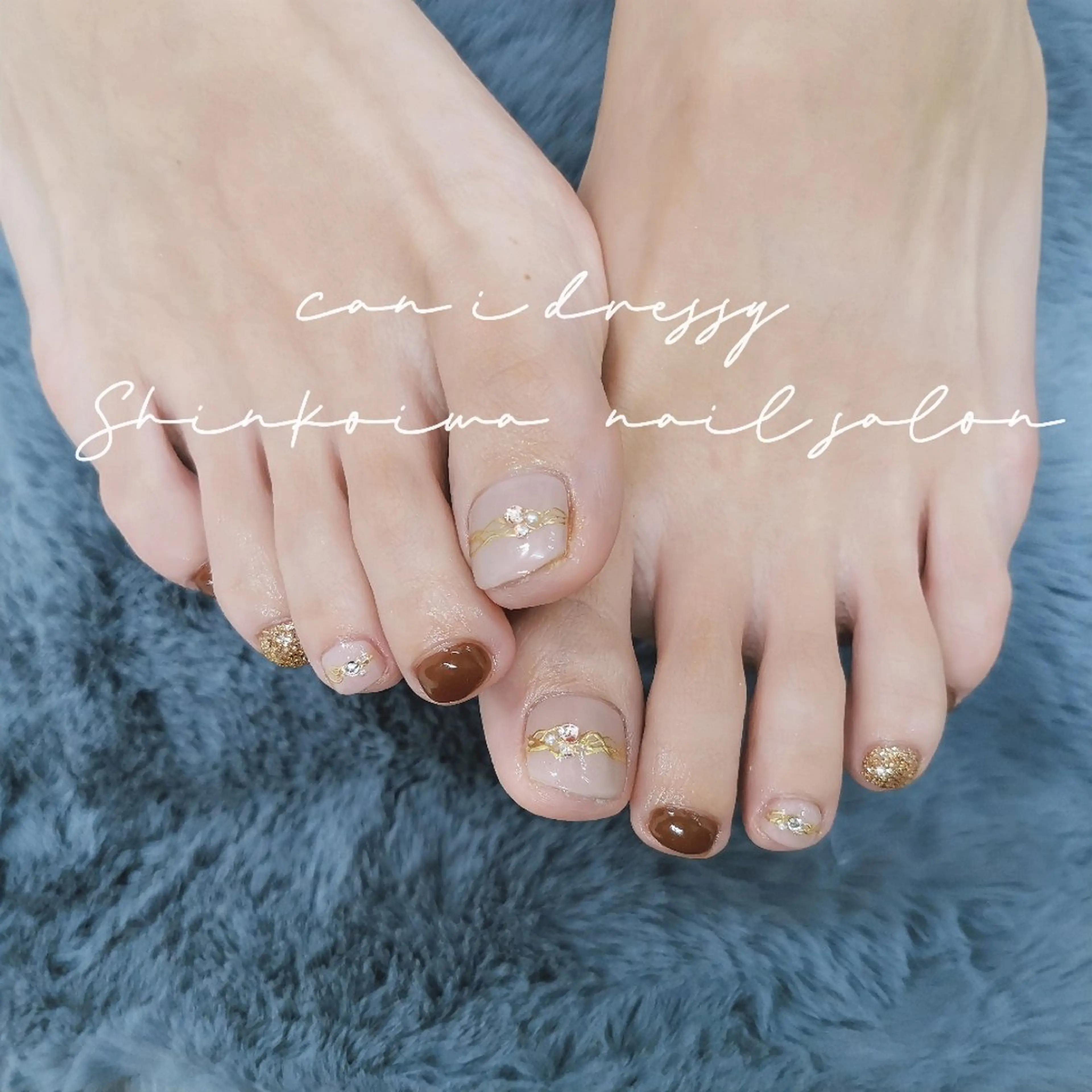 ネイル フットネイル キャンアイドレッシー 新小岩のネイルデザイン