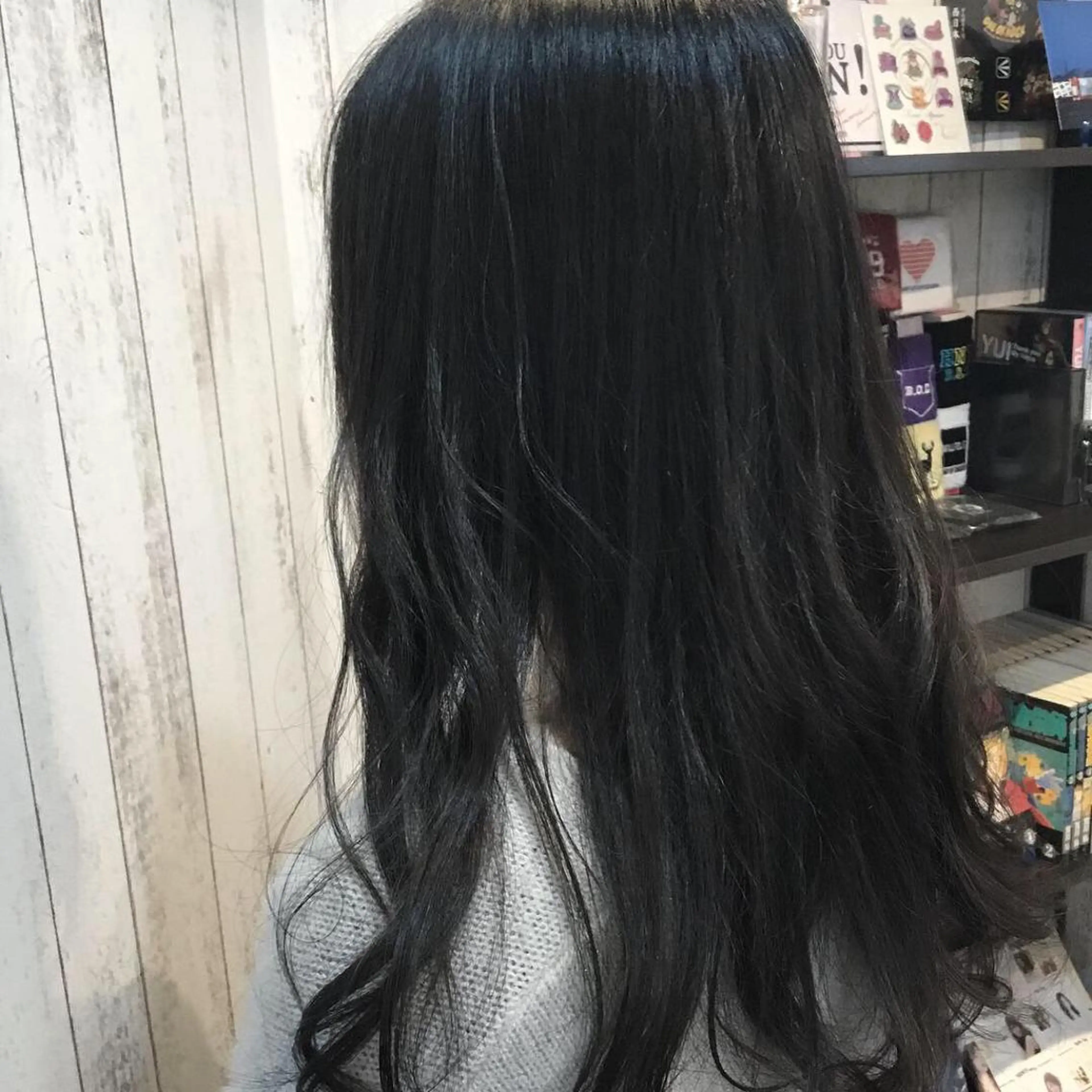 ロング カラー パーマ 金崎 新吾のヘアスタイル