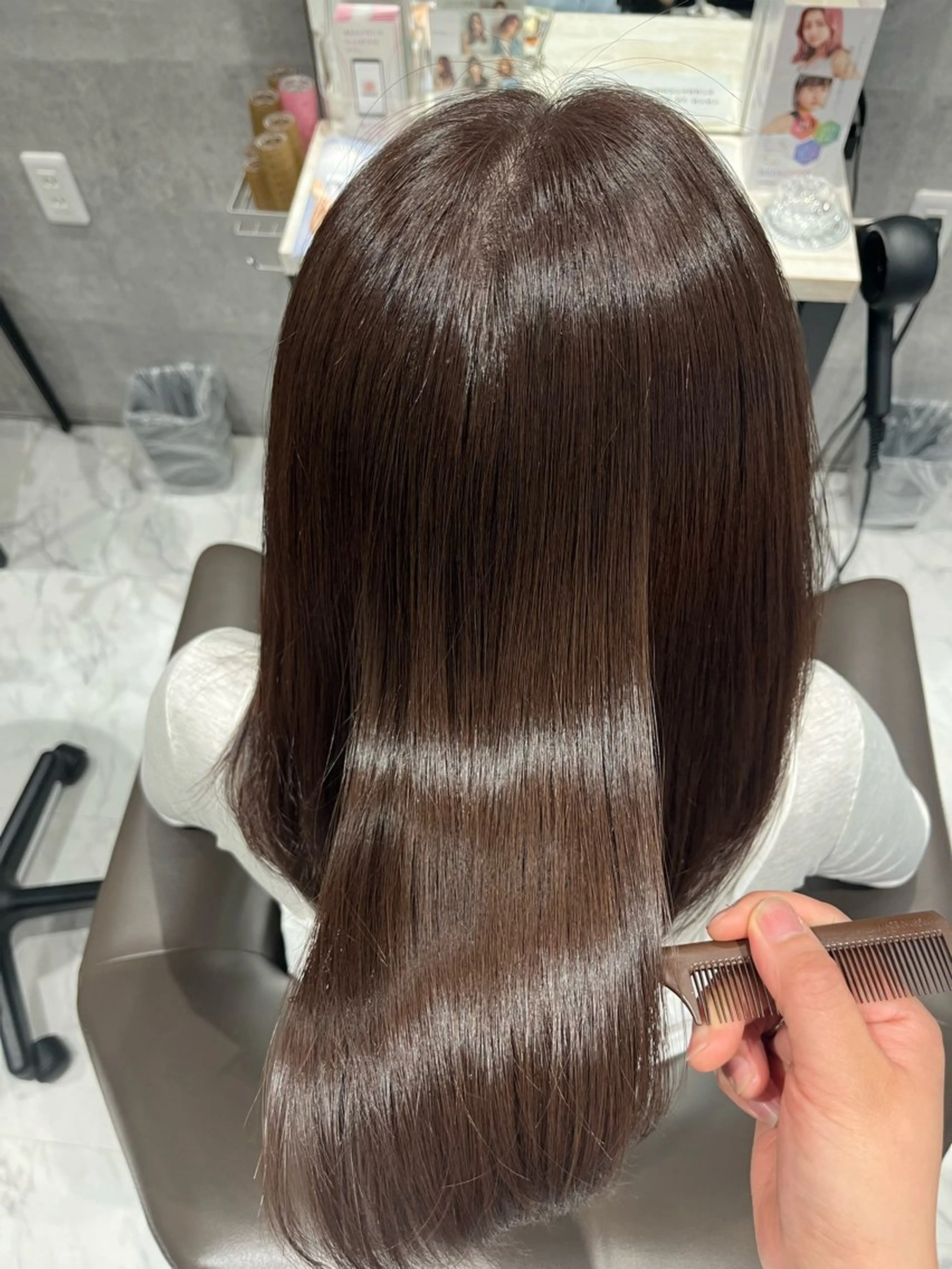 ミディアム ヘアカラー トリートメント Grow by NYNY 田代 紀恵のヘアスタイル