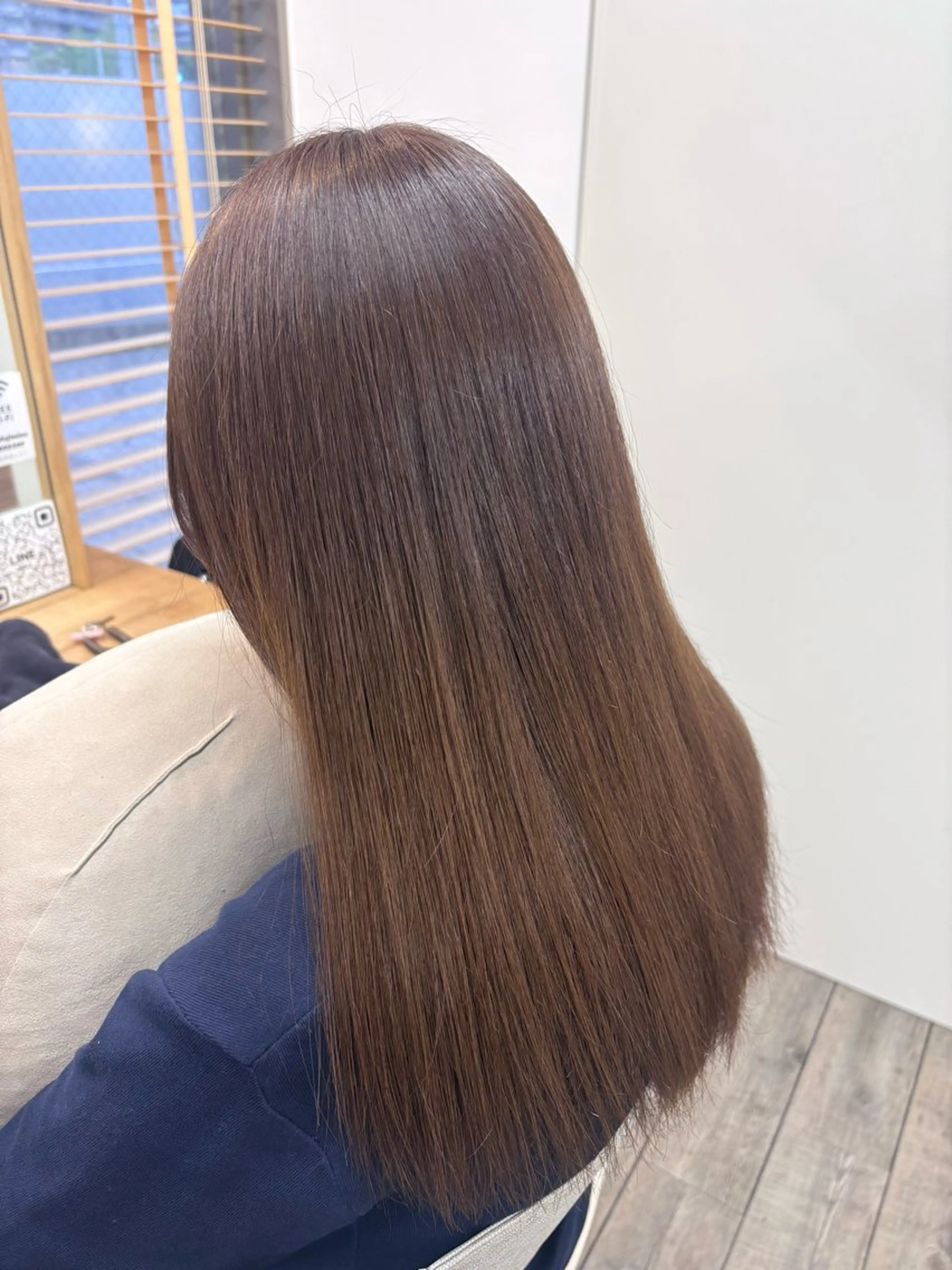 カラー ベージュカラー ミルクティーベージュ ヘアカラー THETA ／tomoyaのヘアスタイル