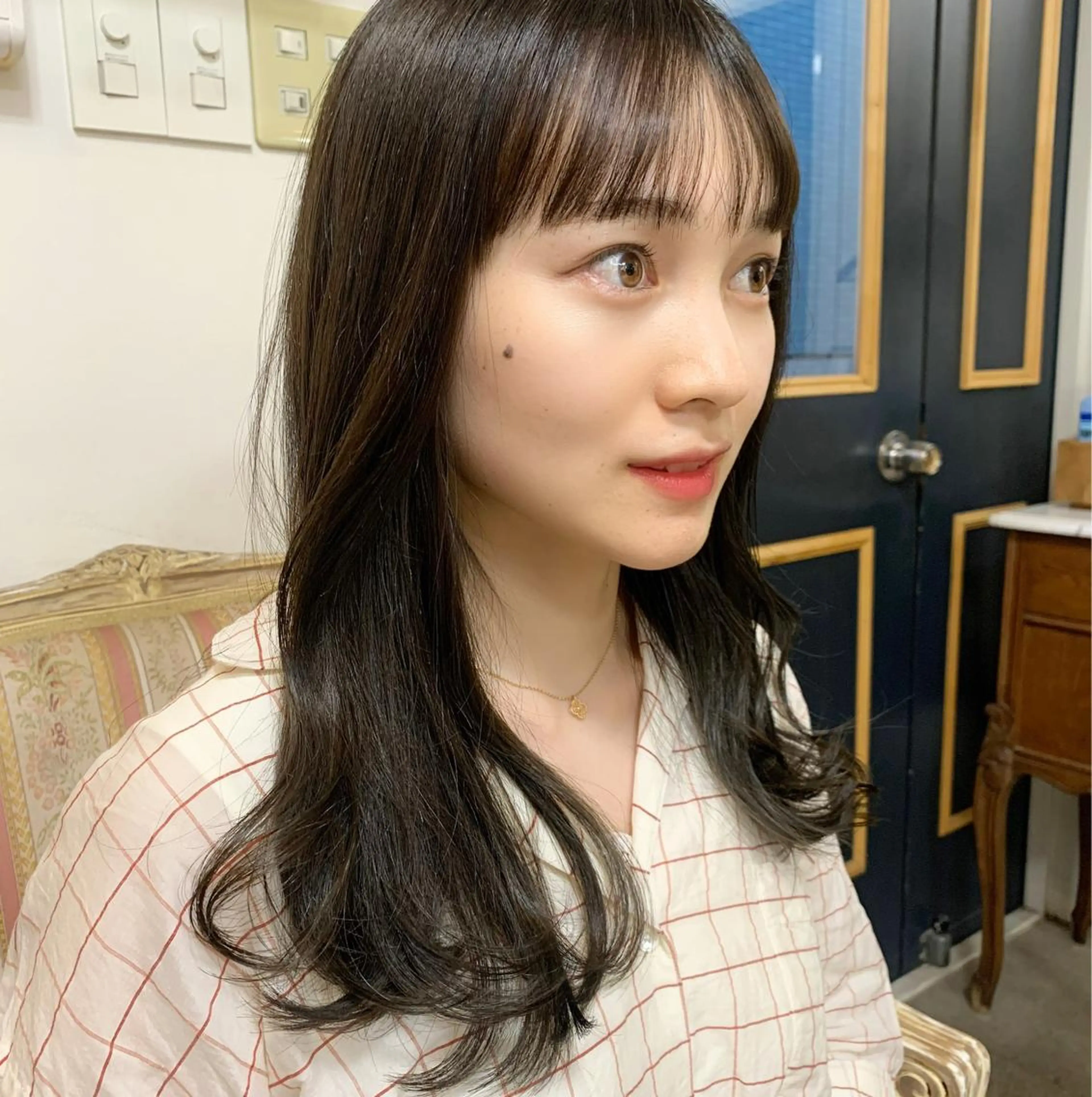 ロング カラー 透明感カラー グレージュ HARUKA ⭐️モデル募集中⭐️のヘアスタイル