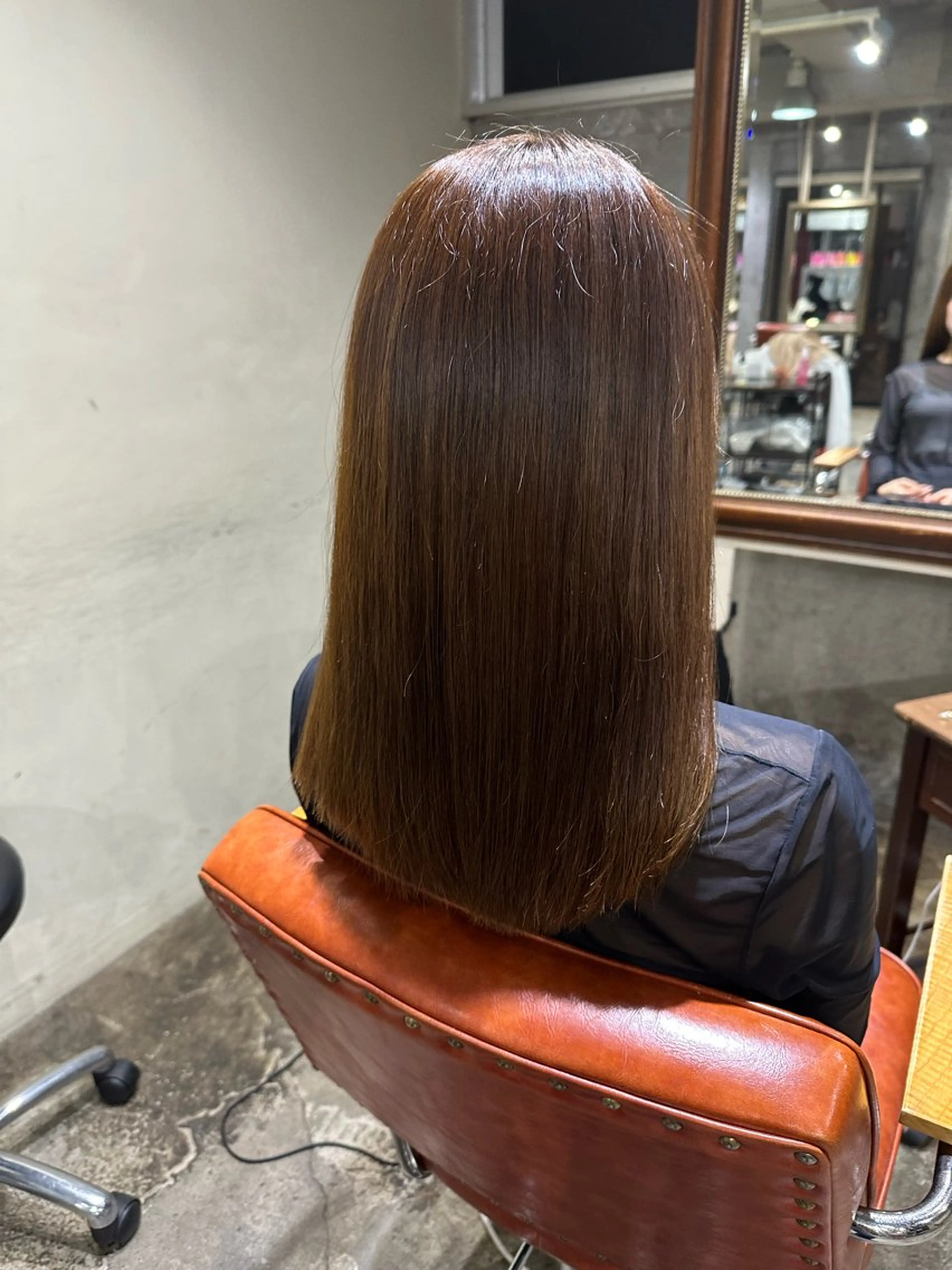 ロング 🔥コテ巻き風 ボブパーマ🔥のヘアスタイル