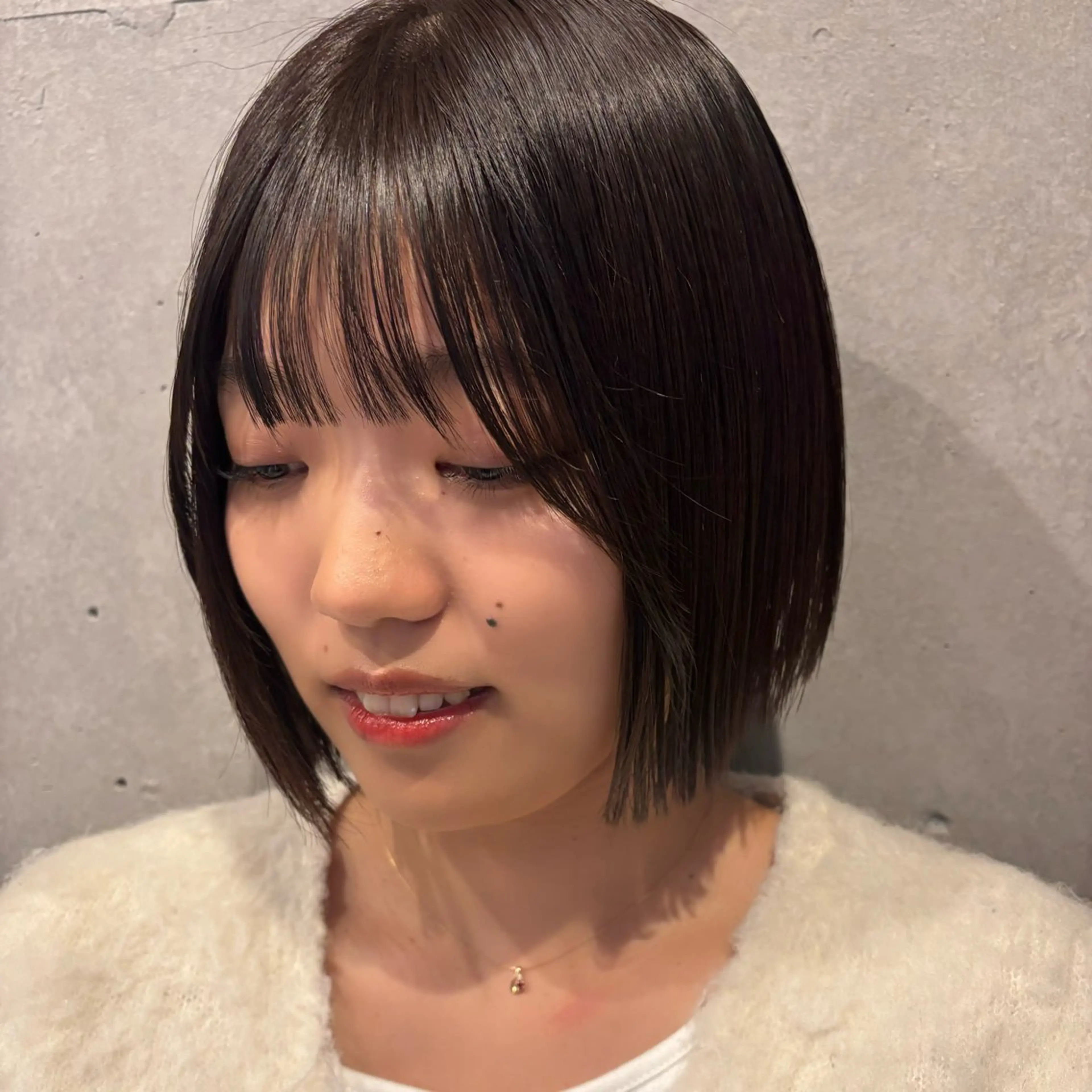 ショート 🍑おおしまくるみ 🍑暖色/ボブのヘアスタイル