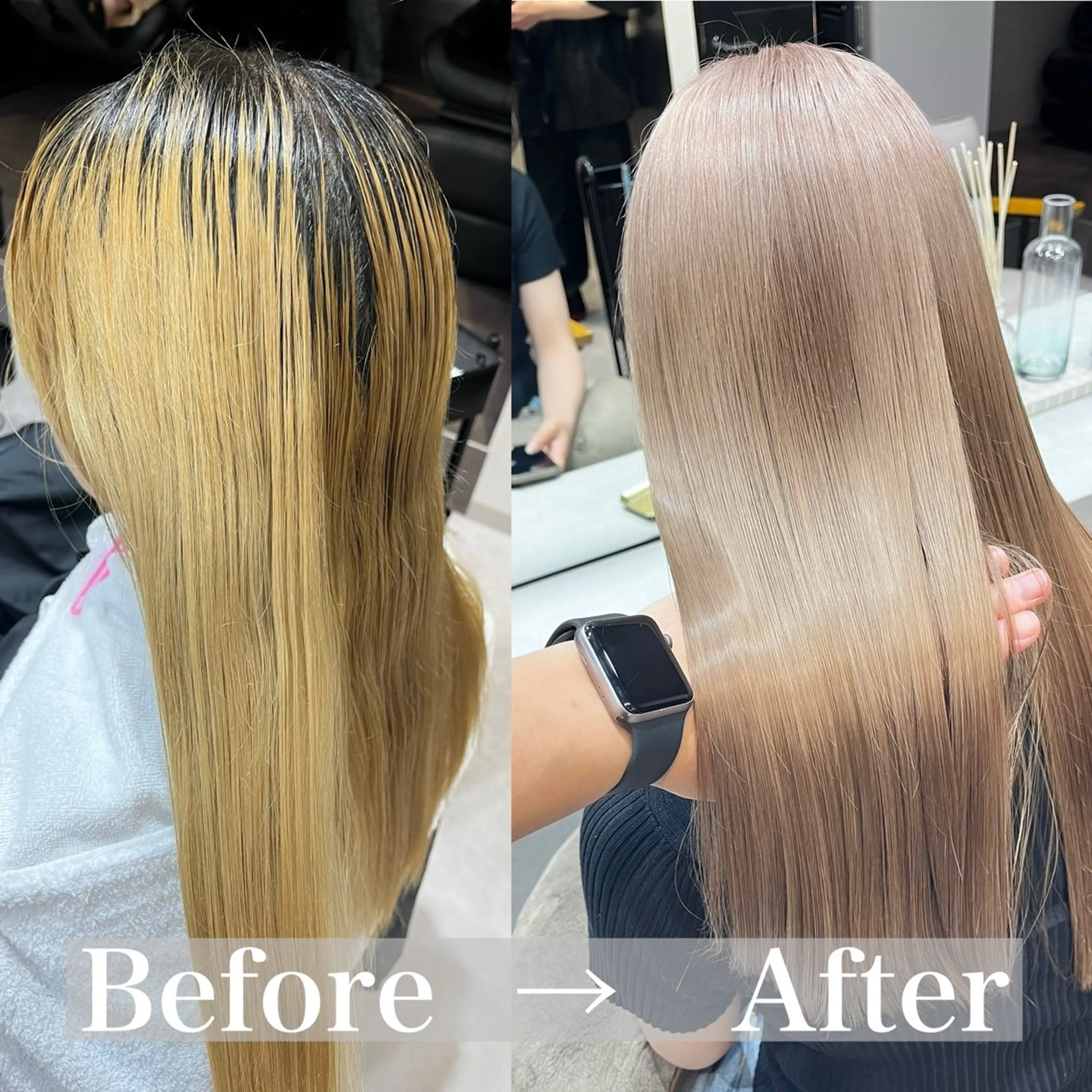 ショート カラー ヘアカラー トリートメント 艶カラーsora🐰 カラーモデル募集🩵のヘアスタイル