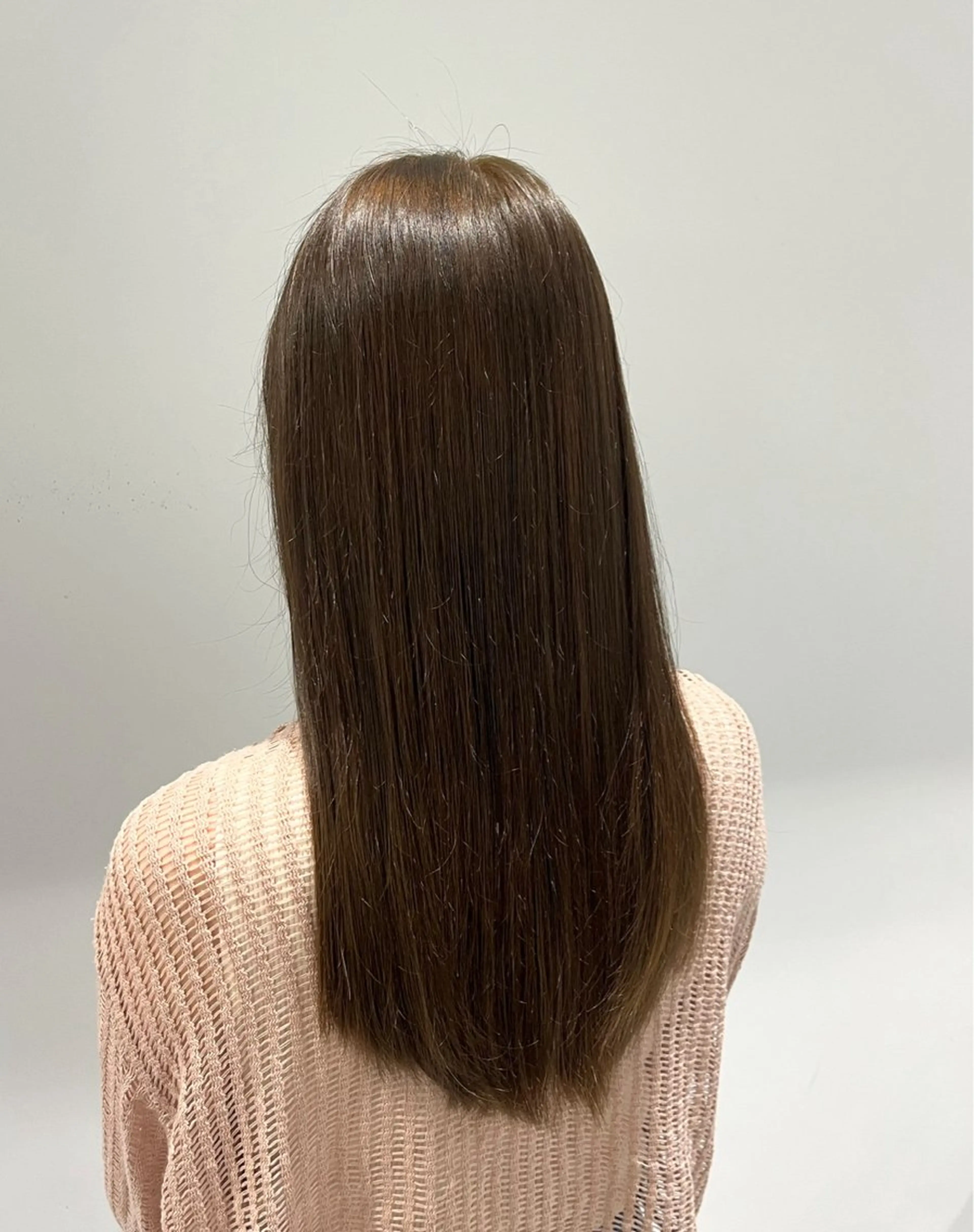 ロング ヘアカラー トリートメント 顔周りカット／透明感 カラー／Kurumeのヘアスタイル