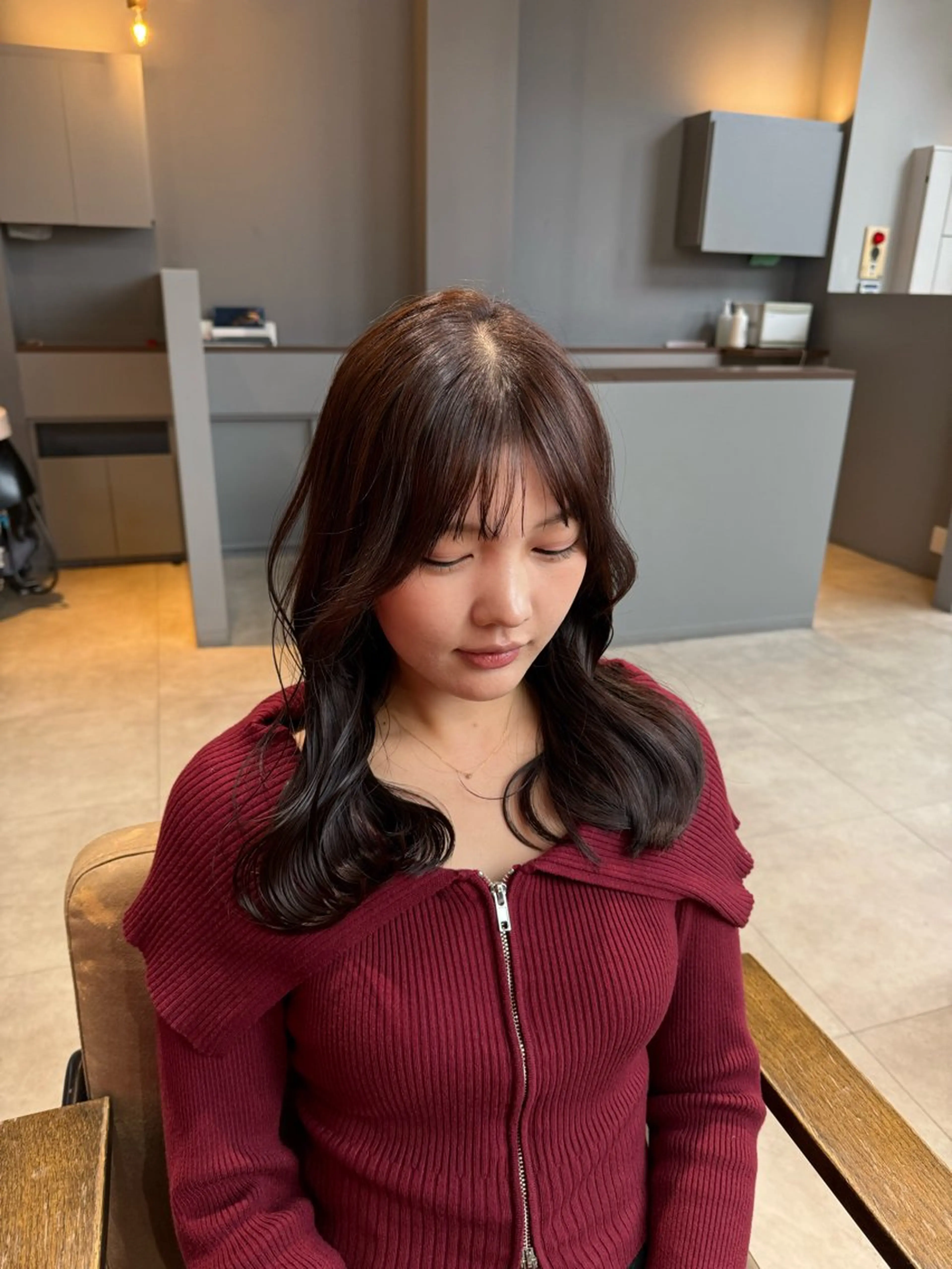 ロング カラー グラデーションカラー カット ヘアカラー 富原崇太/高畑/中川 /透明感カラーのヘアスタイル