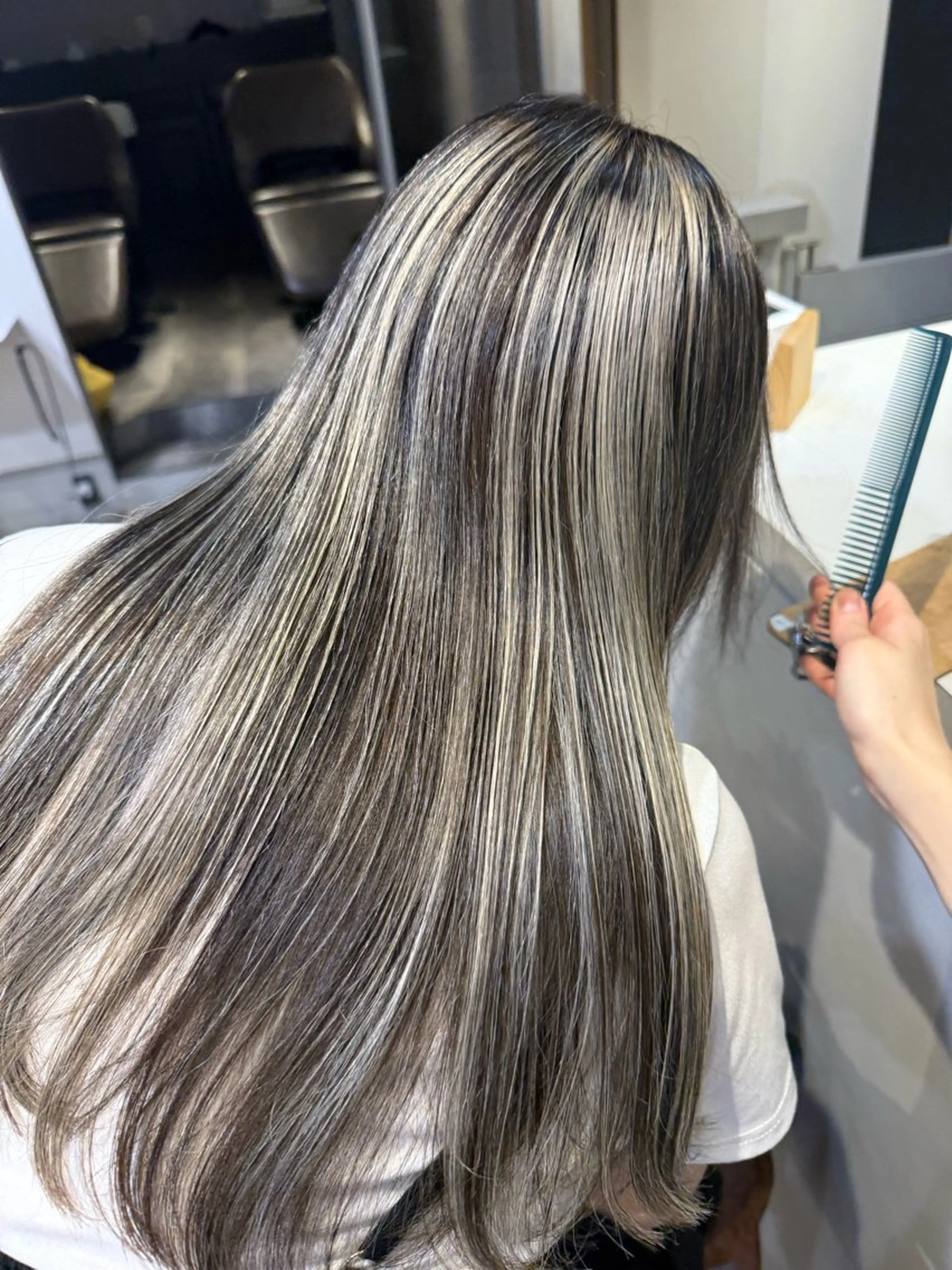 ロング 🎀縮毛矯正／ パーマ／りんのヘアスタイル