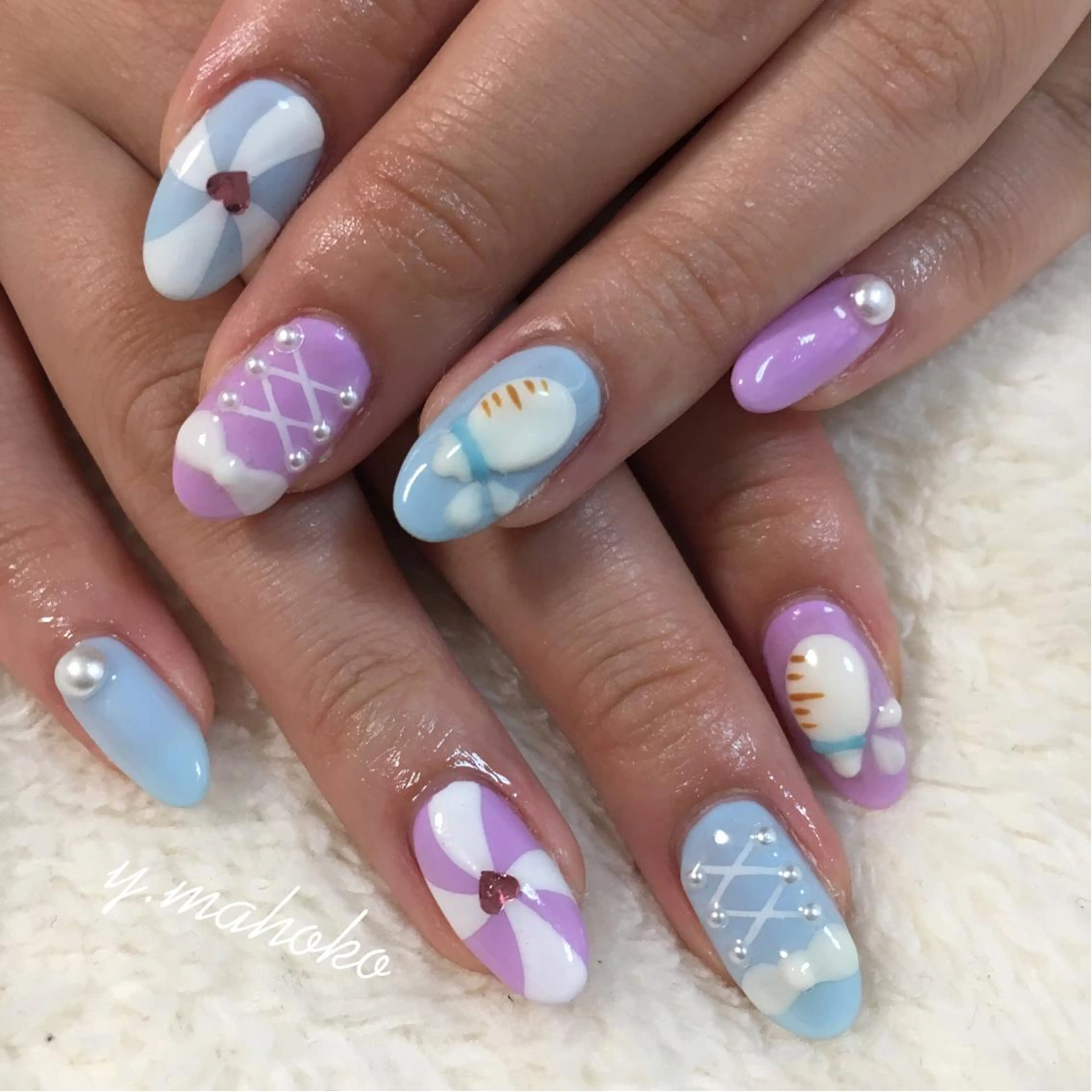 ネイル She nail studio 原宿所属・パラジェル有/ スカルプ/mahoのネイルデザイン