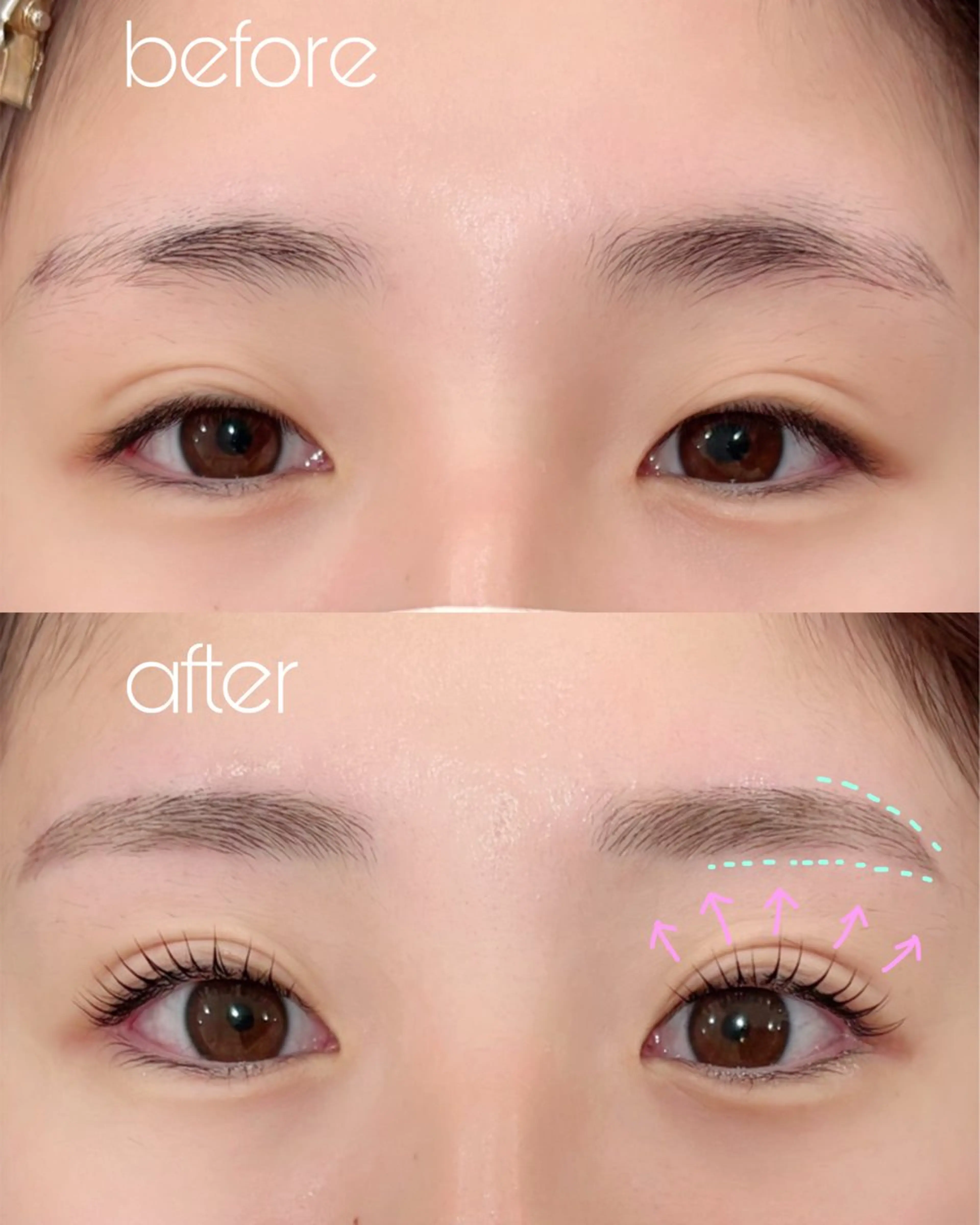 【平日限定クーポン】まつ毛パーマ&美眉WAX🧸の写真