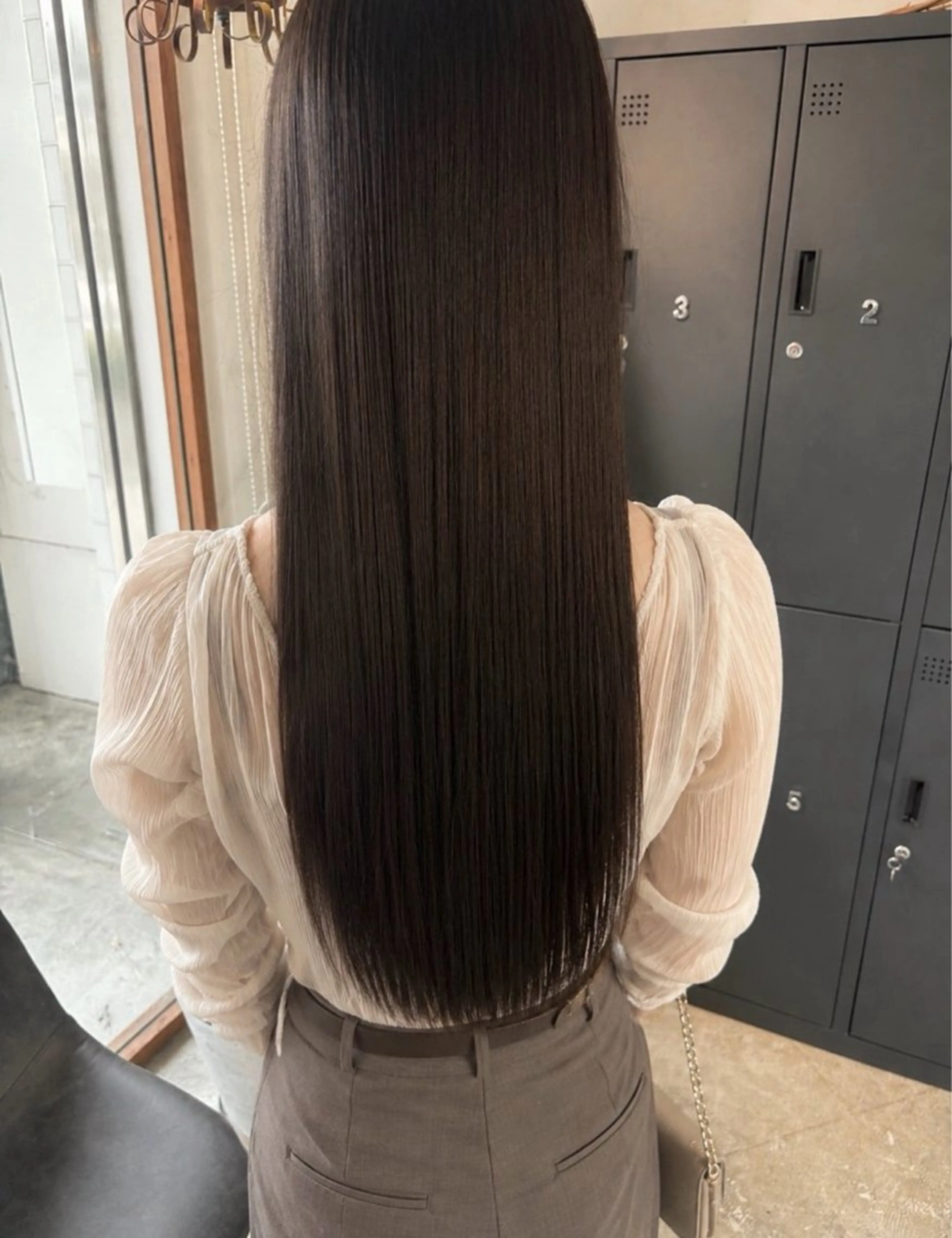 ロング 髪質改善/美髪矯正/ つやカラー楓のヘアスタイル