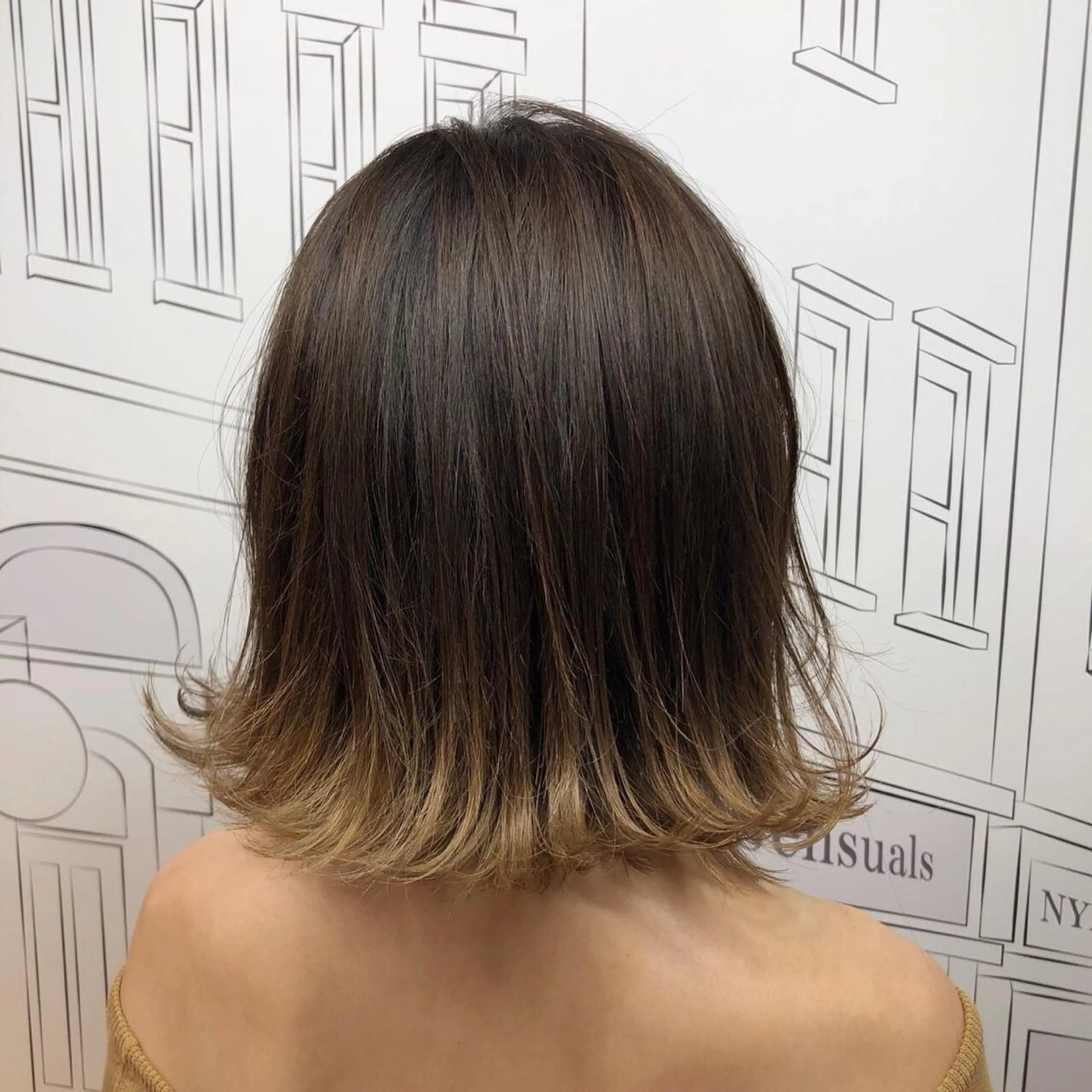 ミディアム カラー レイヤー,ボブ / 彩未のヘアスタイル