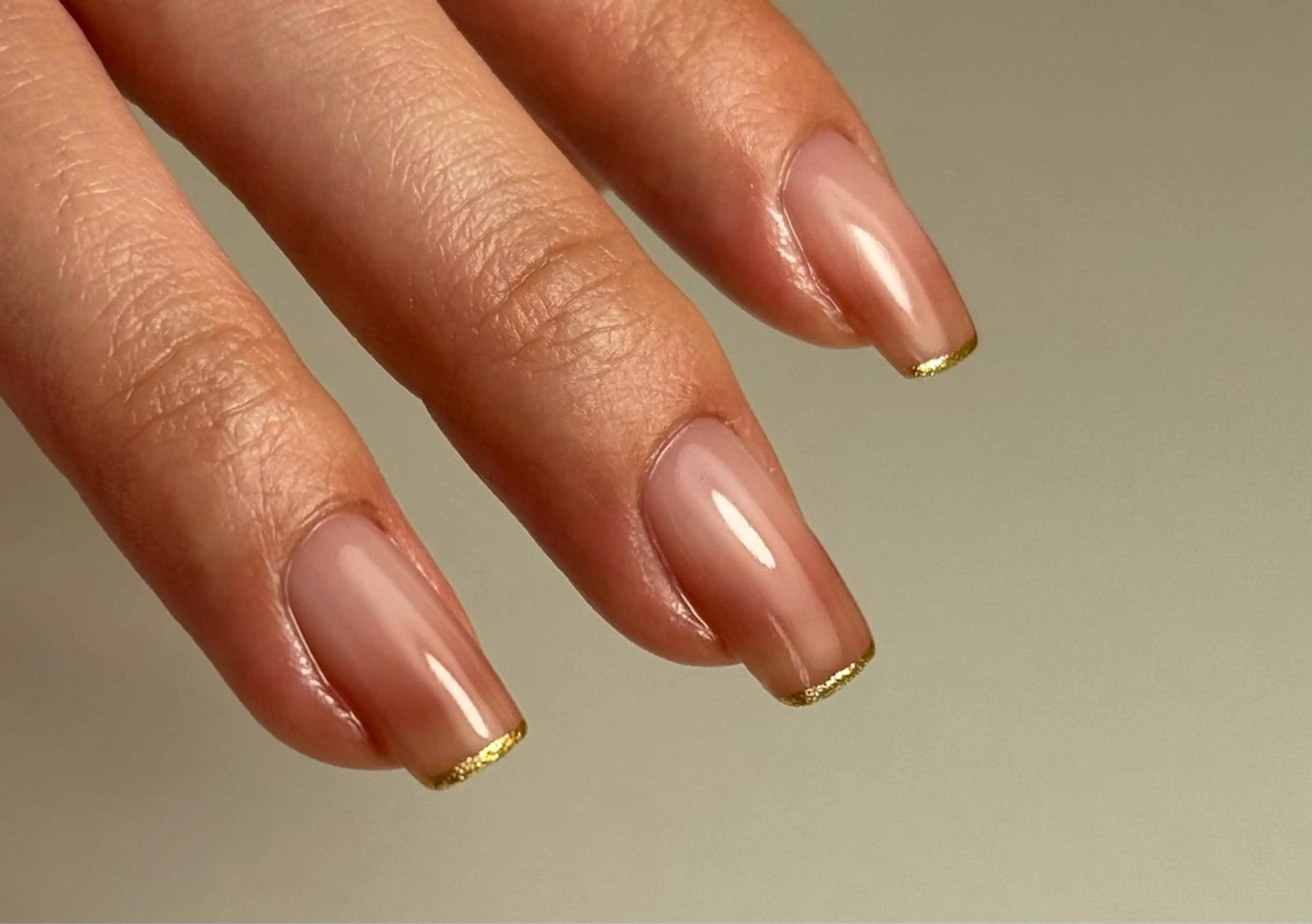 【オフなし】ラメフレンチ✒️🪞の写真