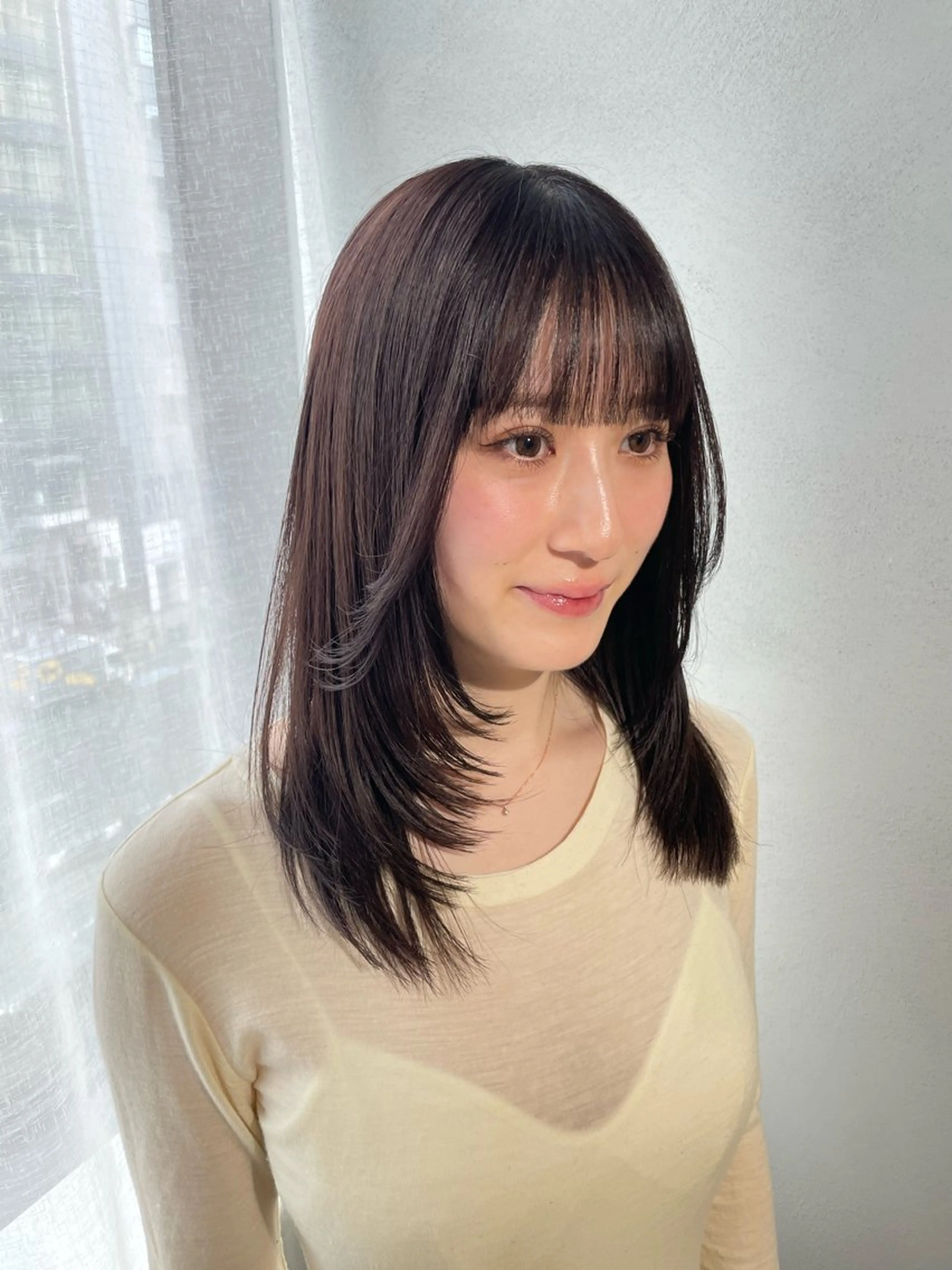 🌼平日限定🌼似合わせカット＋透明感カラー＋トリートメント《レイヤー/暖色/ベージュ...etc》の写真