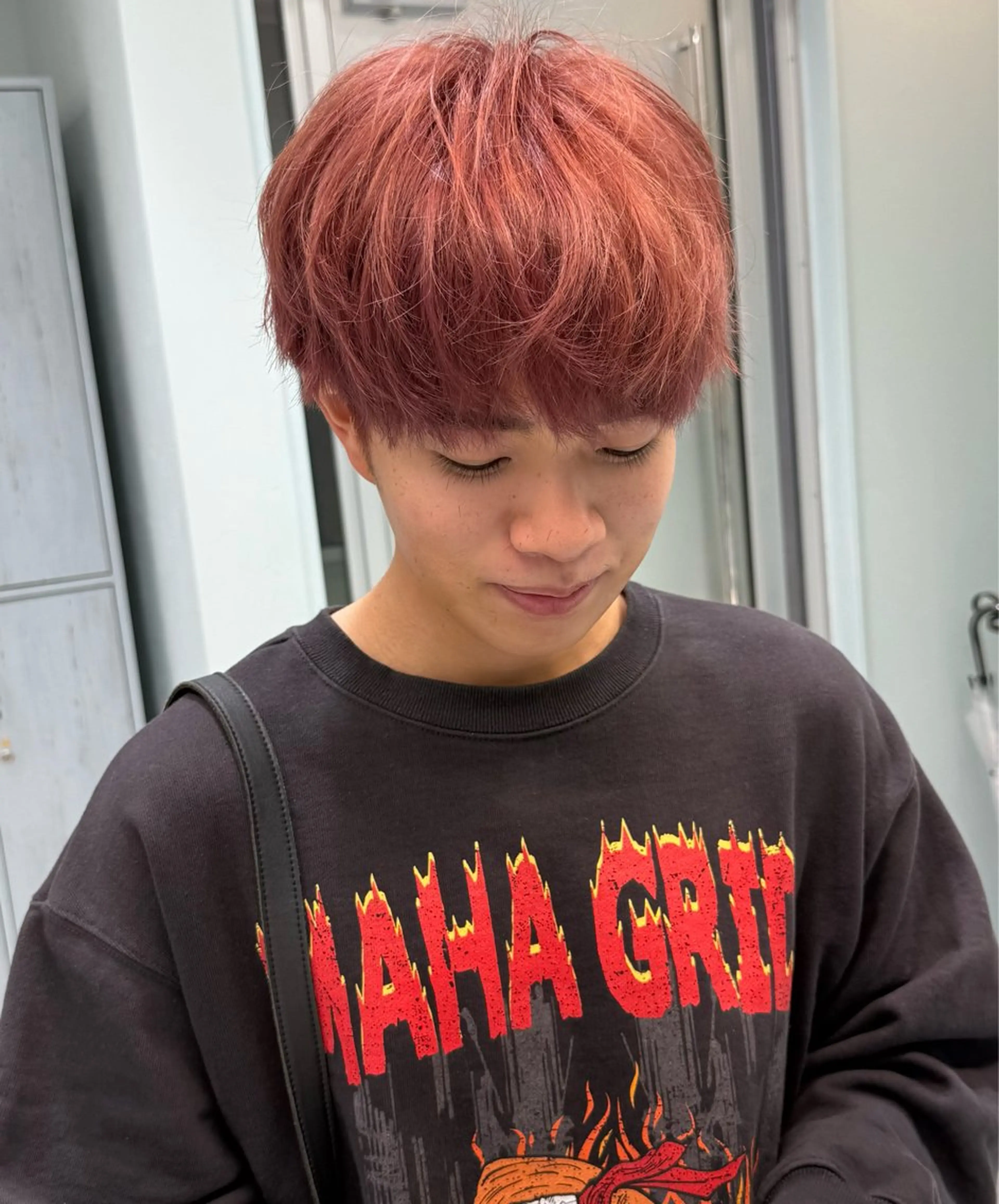 ショート メンズ ヘアカラー トリートメント 中川 茜里のヘアスタイル