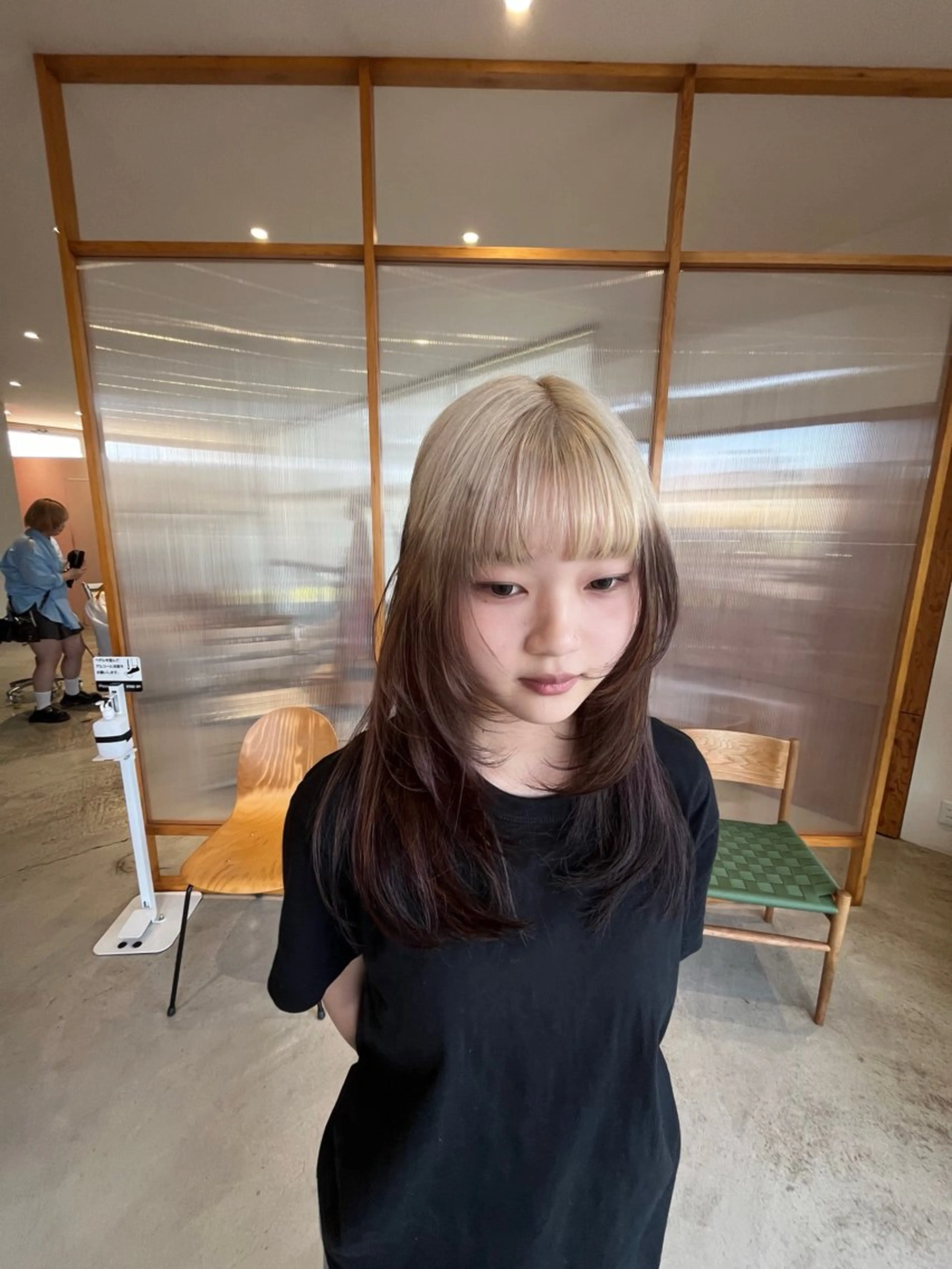 セミロング 堀 風城のヘアスタイル