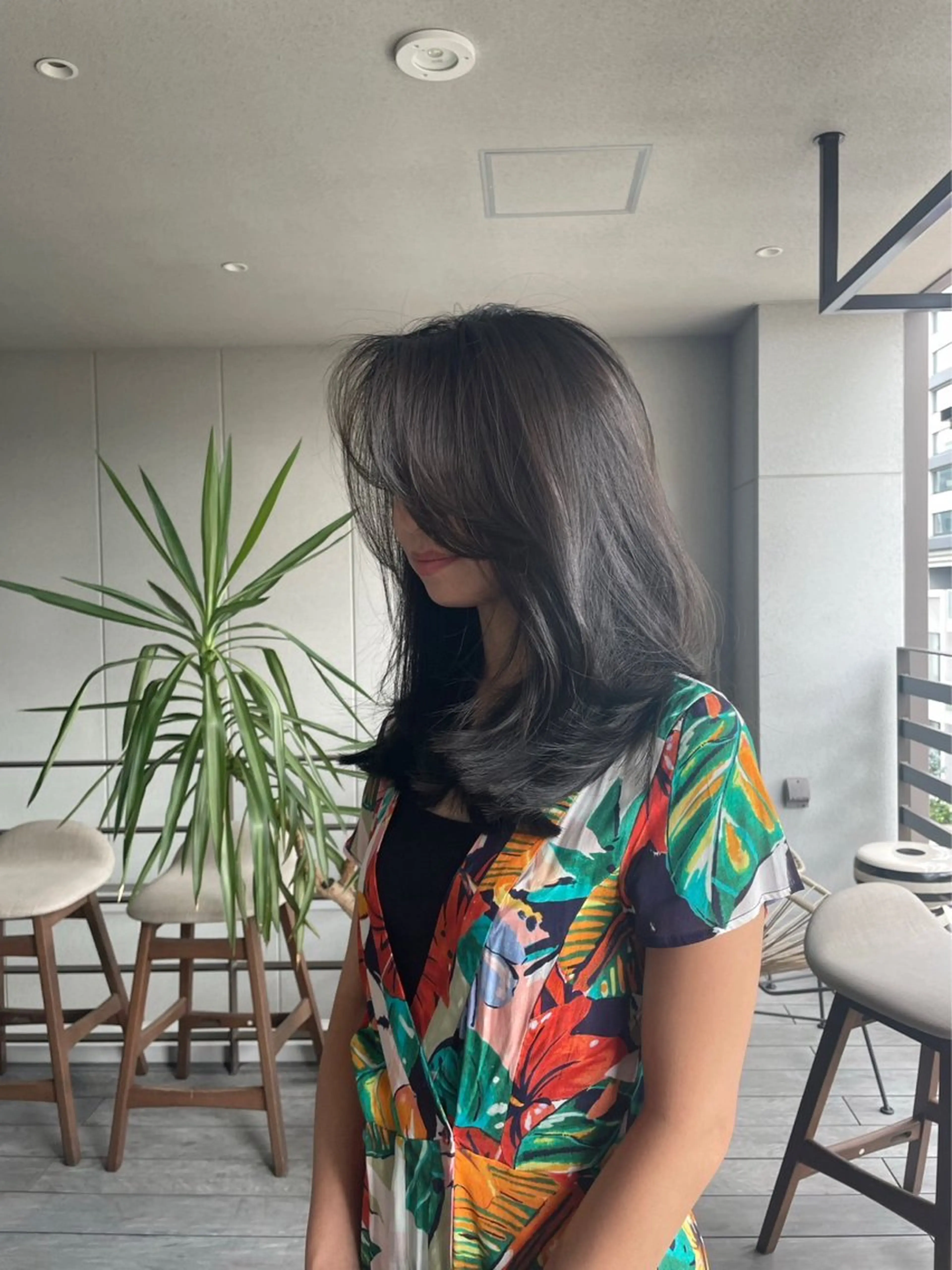 ロング Leverage New York所属・小滝 楓のヘアスタイル