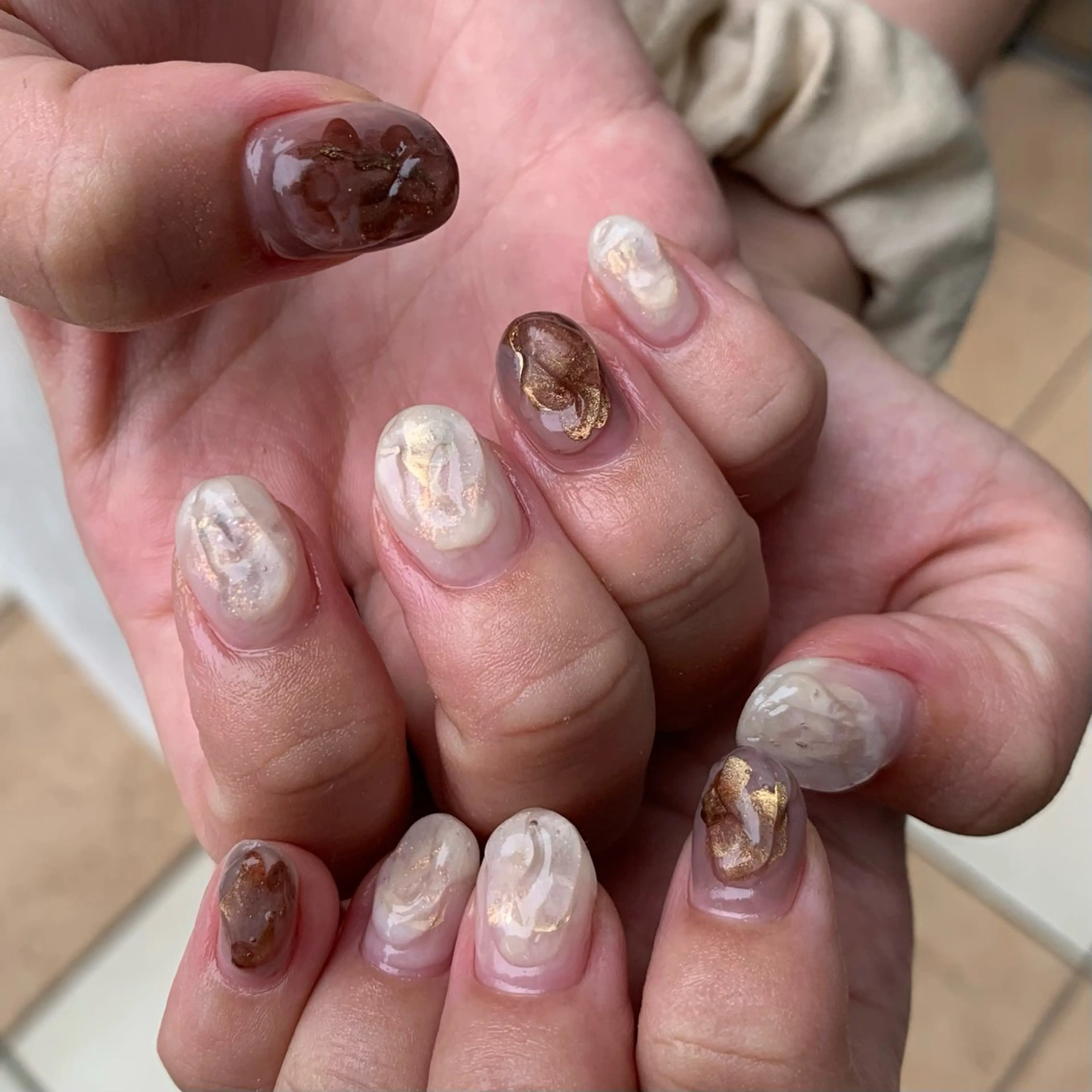 ネイル ニュアンスネイル ハンドネイル YUKIMO🍎名駅 /ニュアンスのネイルデザイン