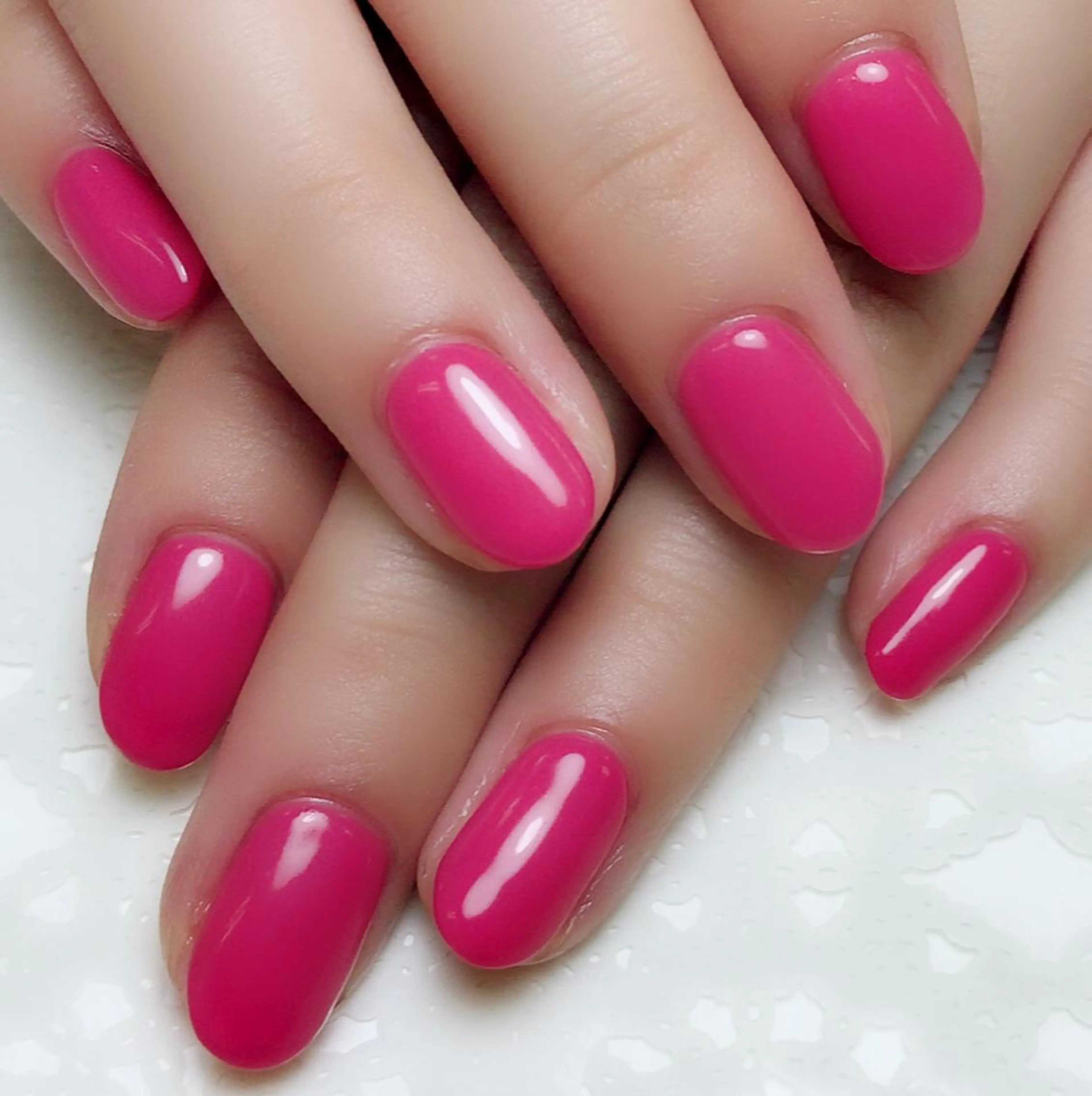 ネイル ワンカラーネイル ハンドネイル ラウバイマノマノ なかざとのネイルデザイン