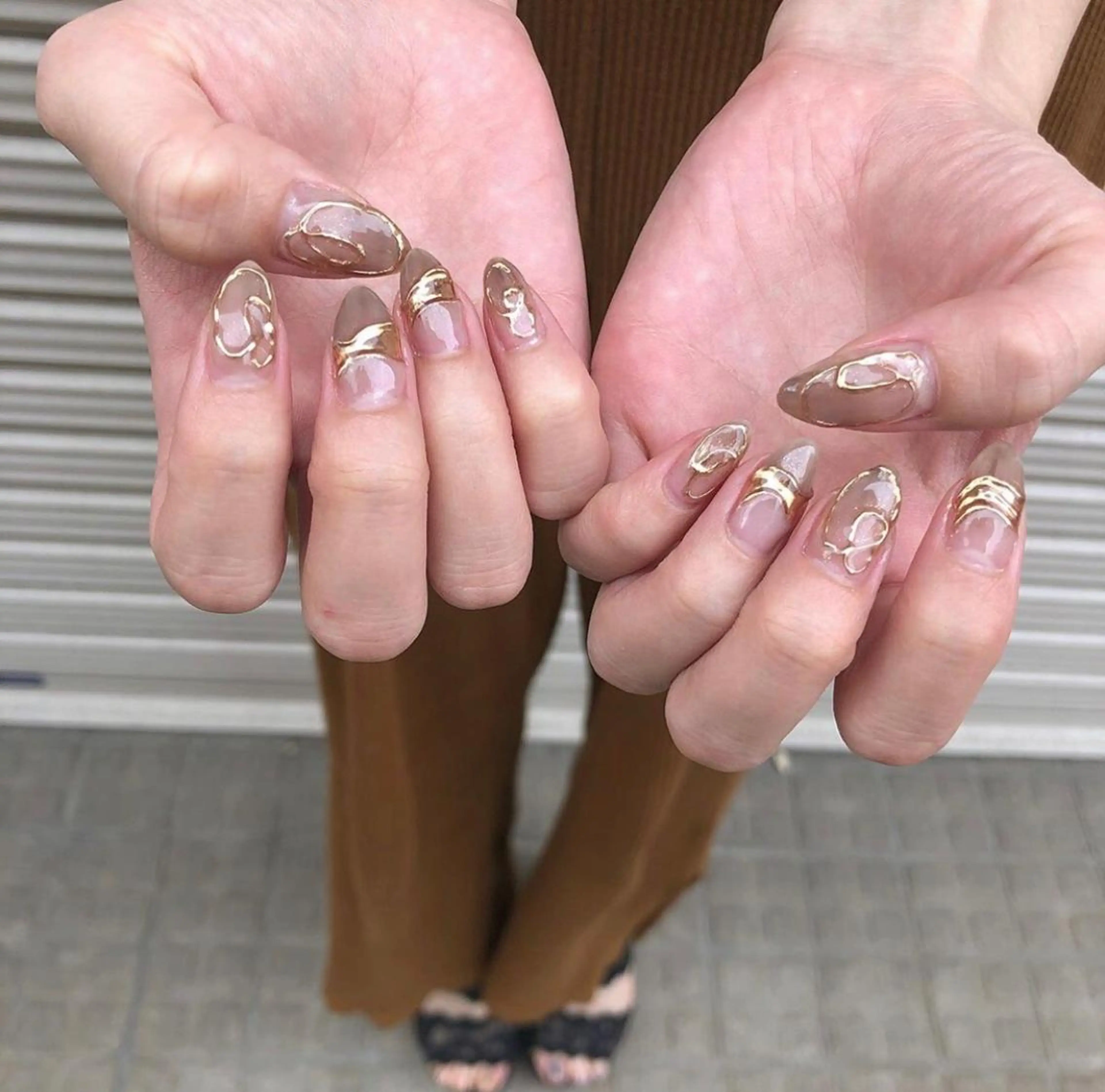ネイル ニュアンスネイル nail salon granveilのネイルデザイン