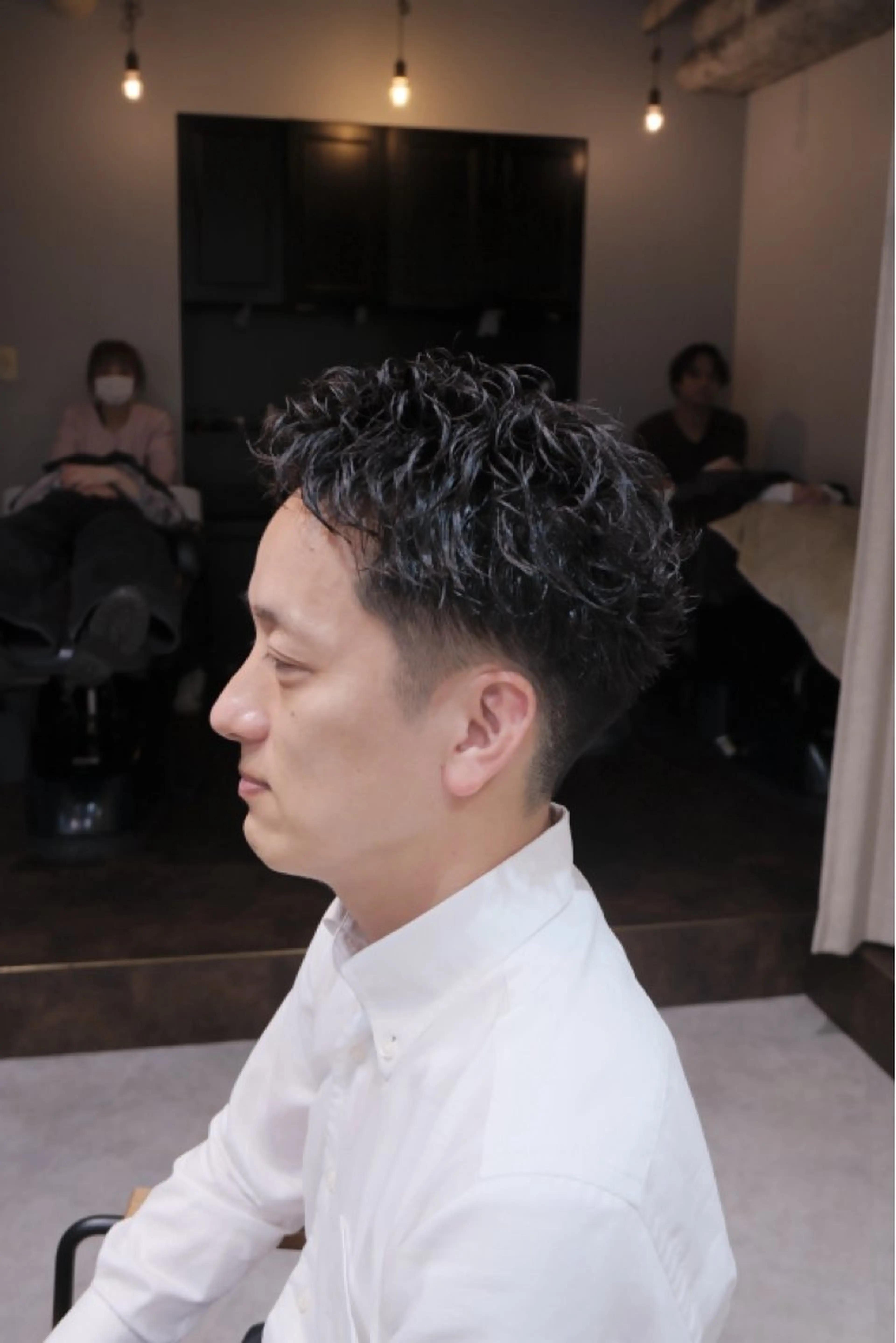 パーマ メンズ シャドウパーマ No.1うえちりくのヘアスタイル
