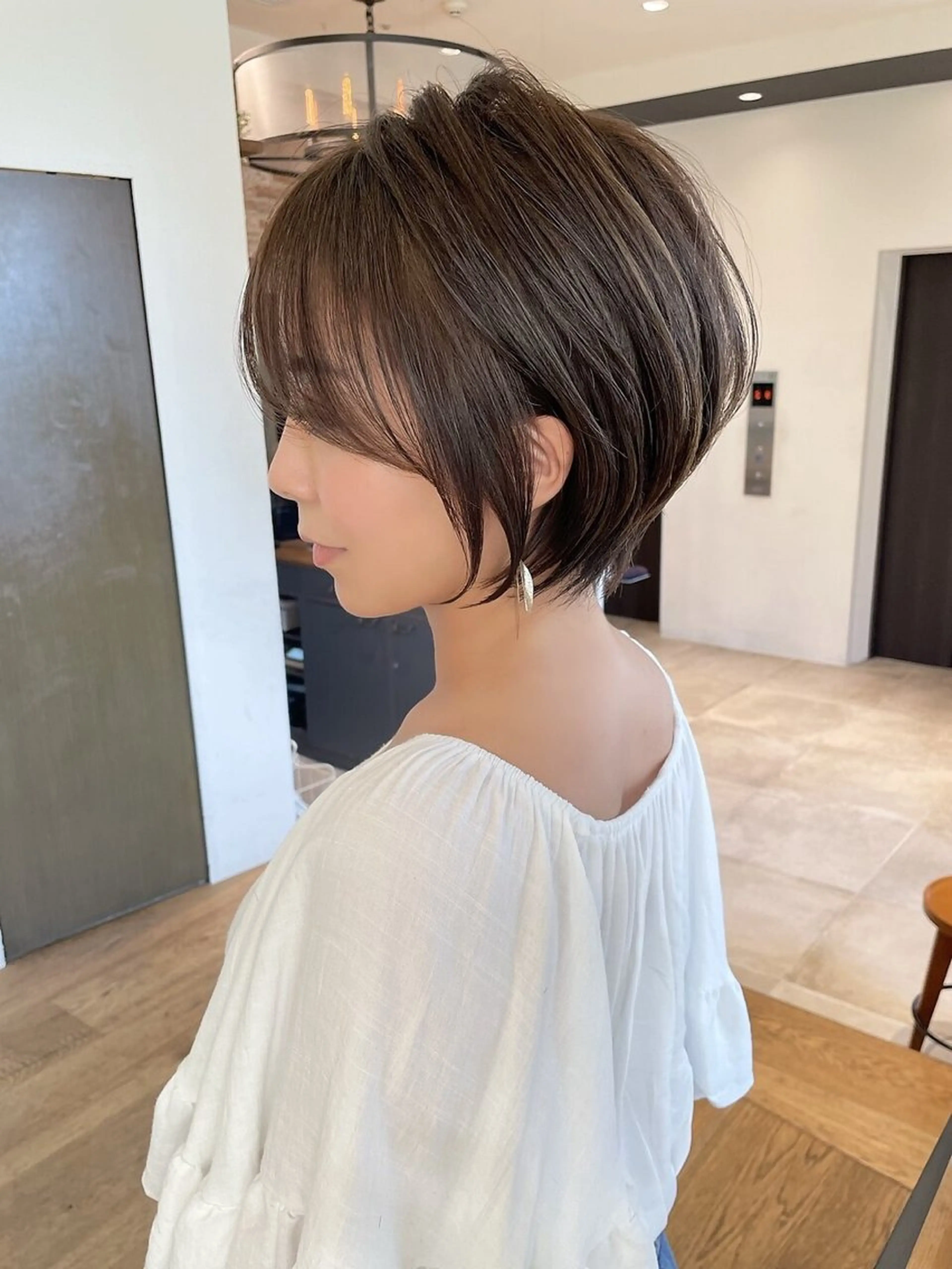 ショート カット トリートメント 大人女性お悩み解決 ショート/イハカズキのヘアスタイル