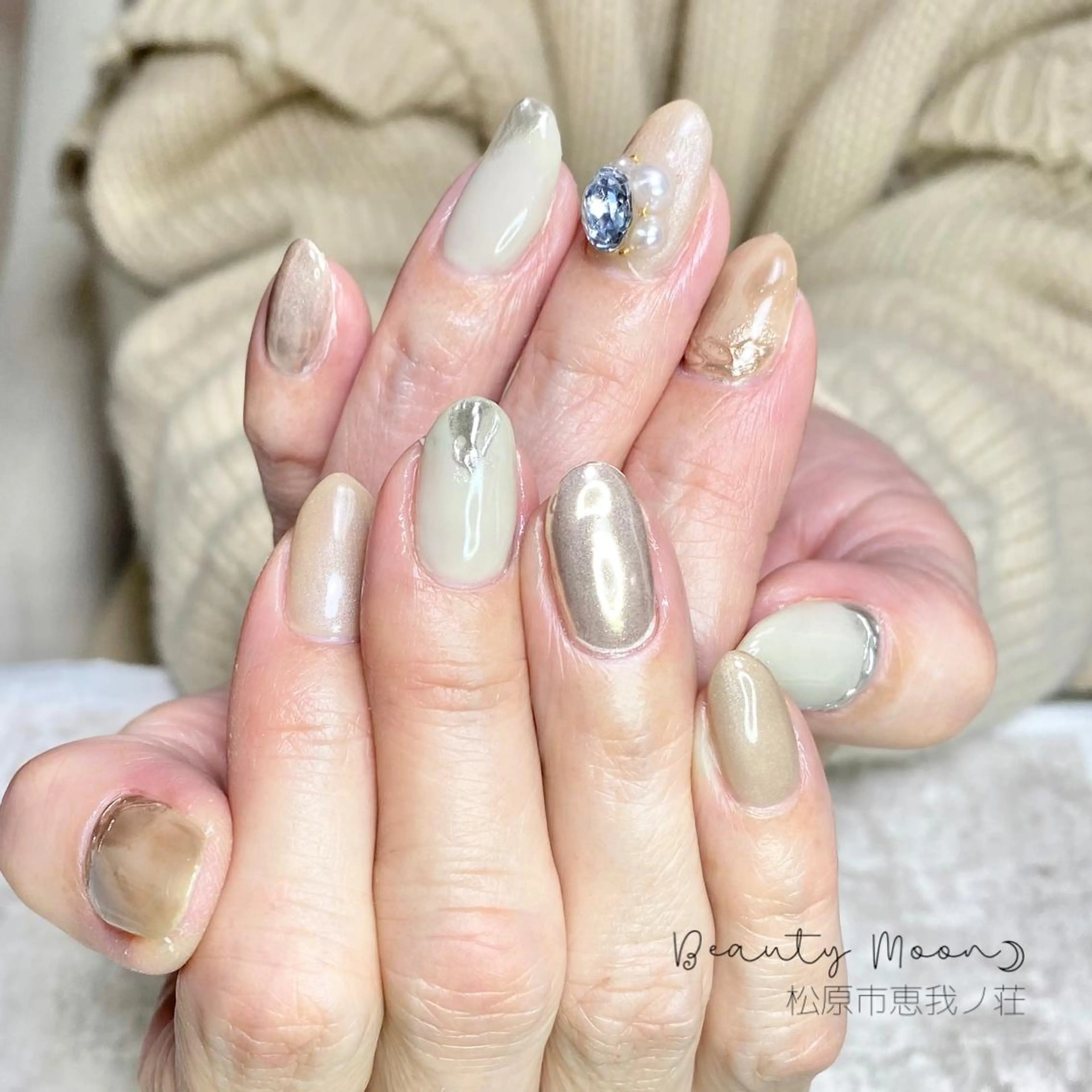 ネイル 持ち込み beauty ☪︎moonのネイルデザイン