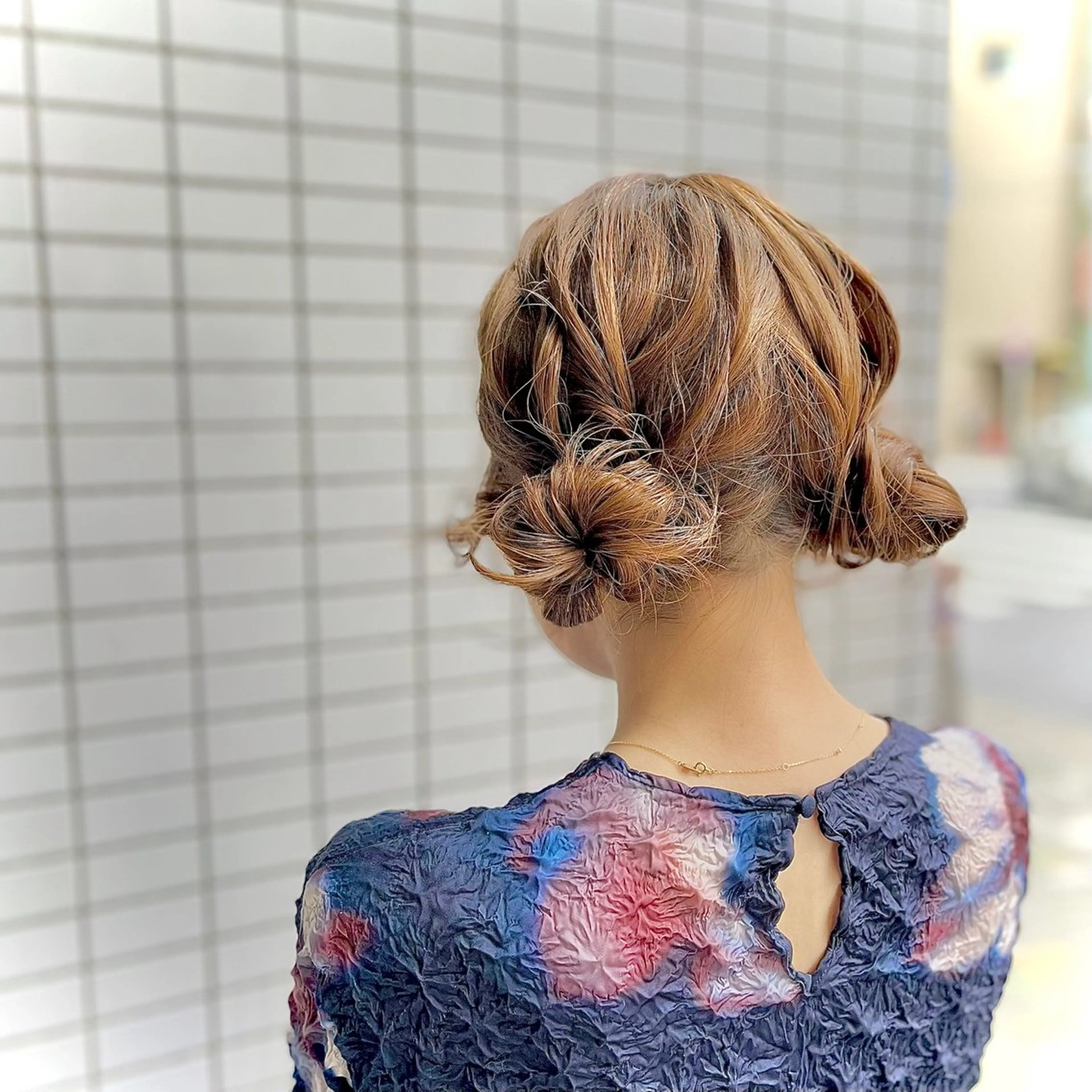 ヘアアレンジ お団子ヘア 結婚式・ブライダル 推し活/パーティヘア ⭐️今田 水風🐰のヘアスタイル