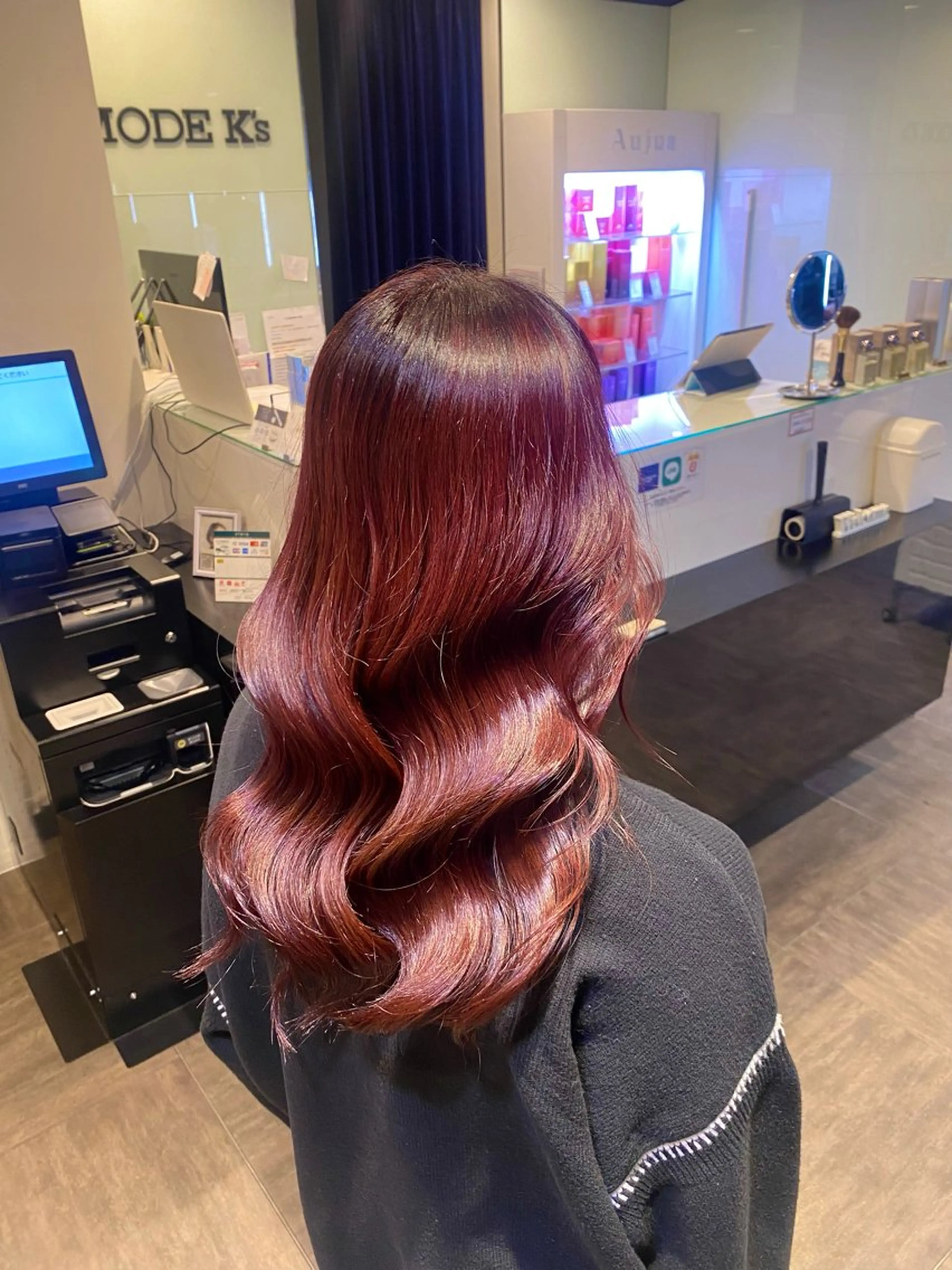 セミロング ヘアカラー トリートメント 【カラー指名No 1✨】HIBIKIのヘアスタイル