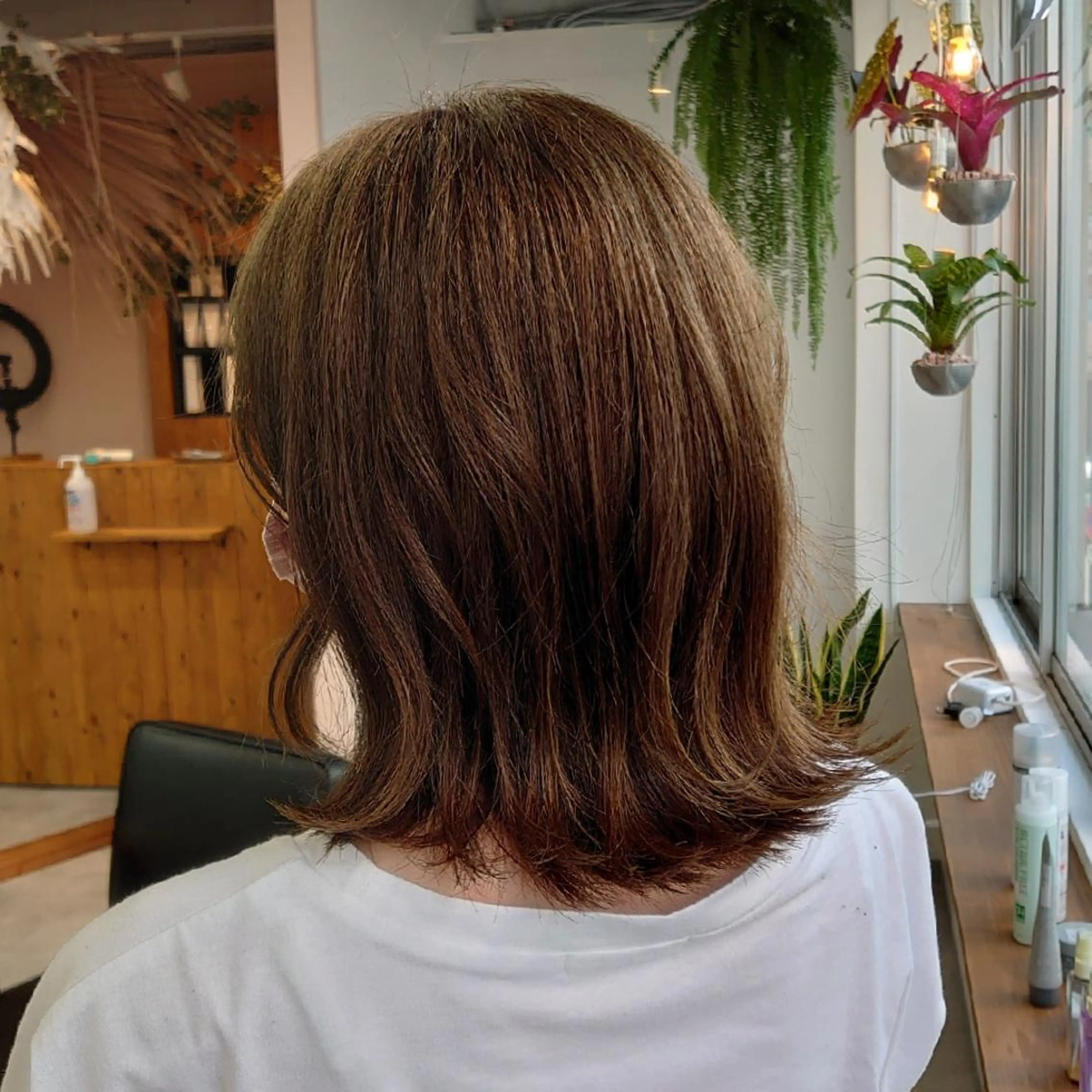 ミディアム 河内 拓也のヘアスタイル