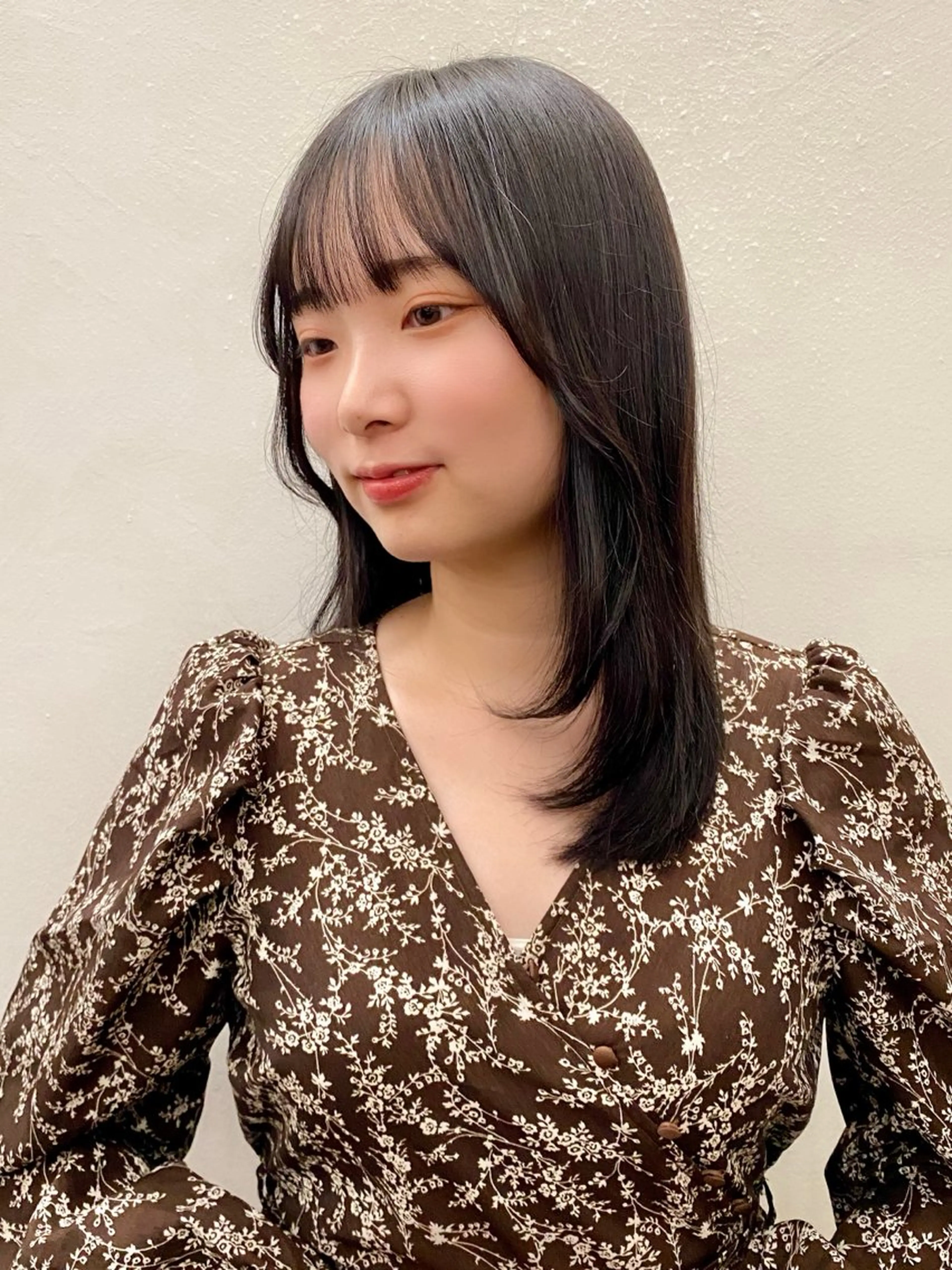 セミロング カラー カット ヘアカラー トリートメント Paddle所属・似合わせレイヤー/ ニュアンスパーマ高倉のヘアスタイル