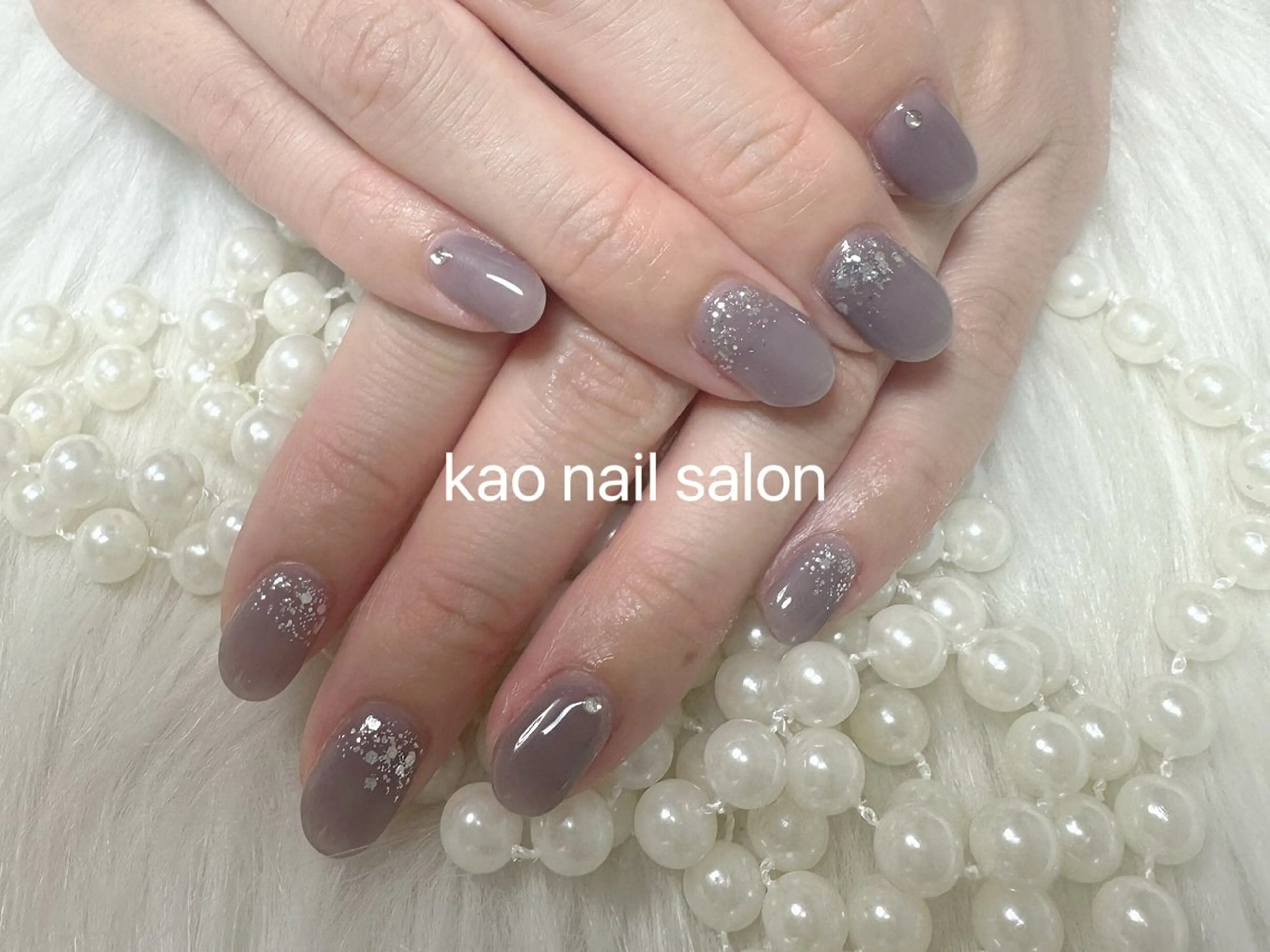 ネイル チークネイル 長さ出し フレンチネイル ジェルネイル ガラスフレンチ ハンドネイル kao nail マグネット/長さだしのネイルデザイン
