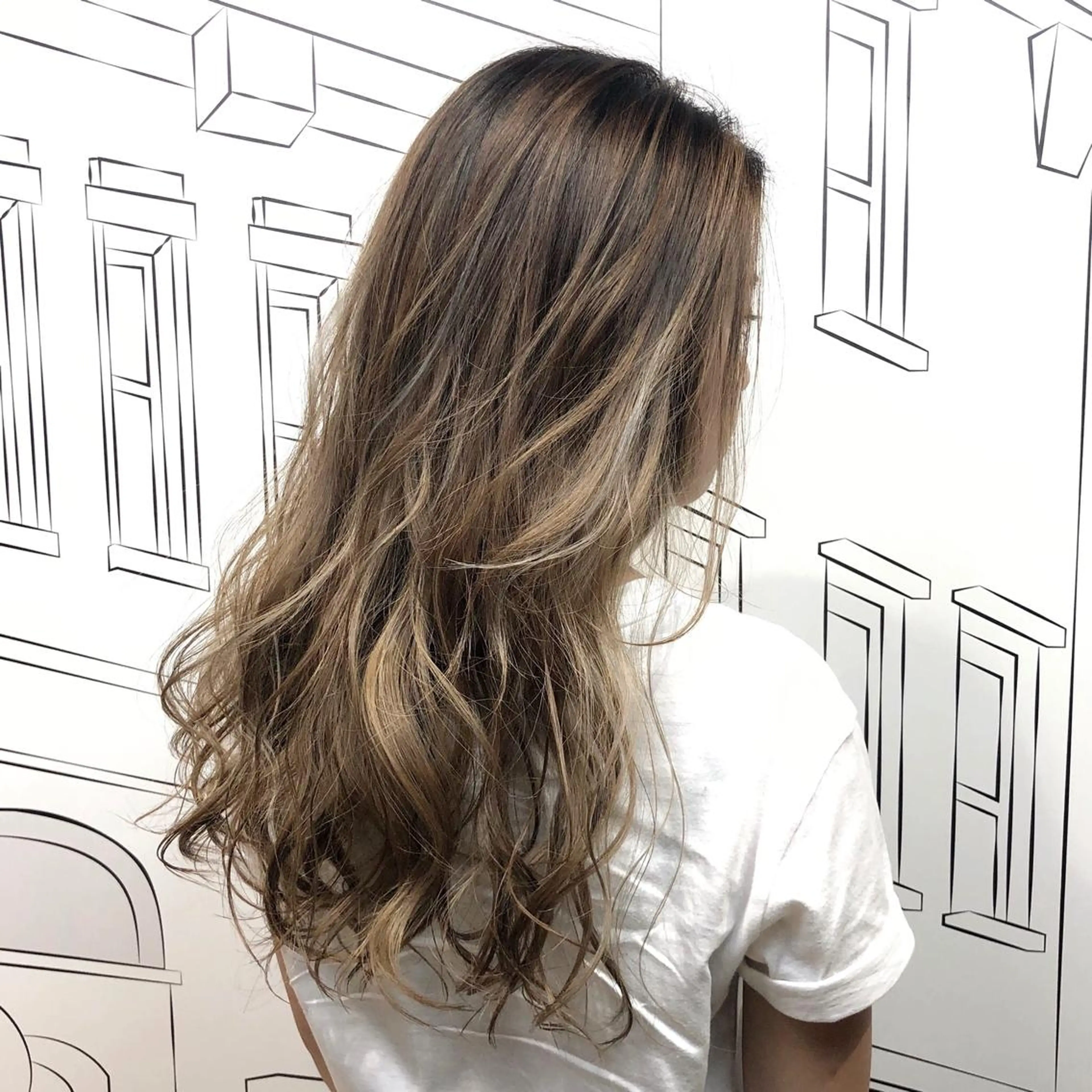 ロング カラー レイヤー,ボブ / 彩未のヘアスタイル