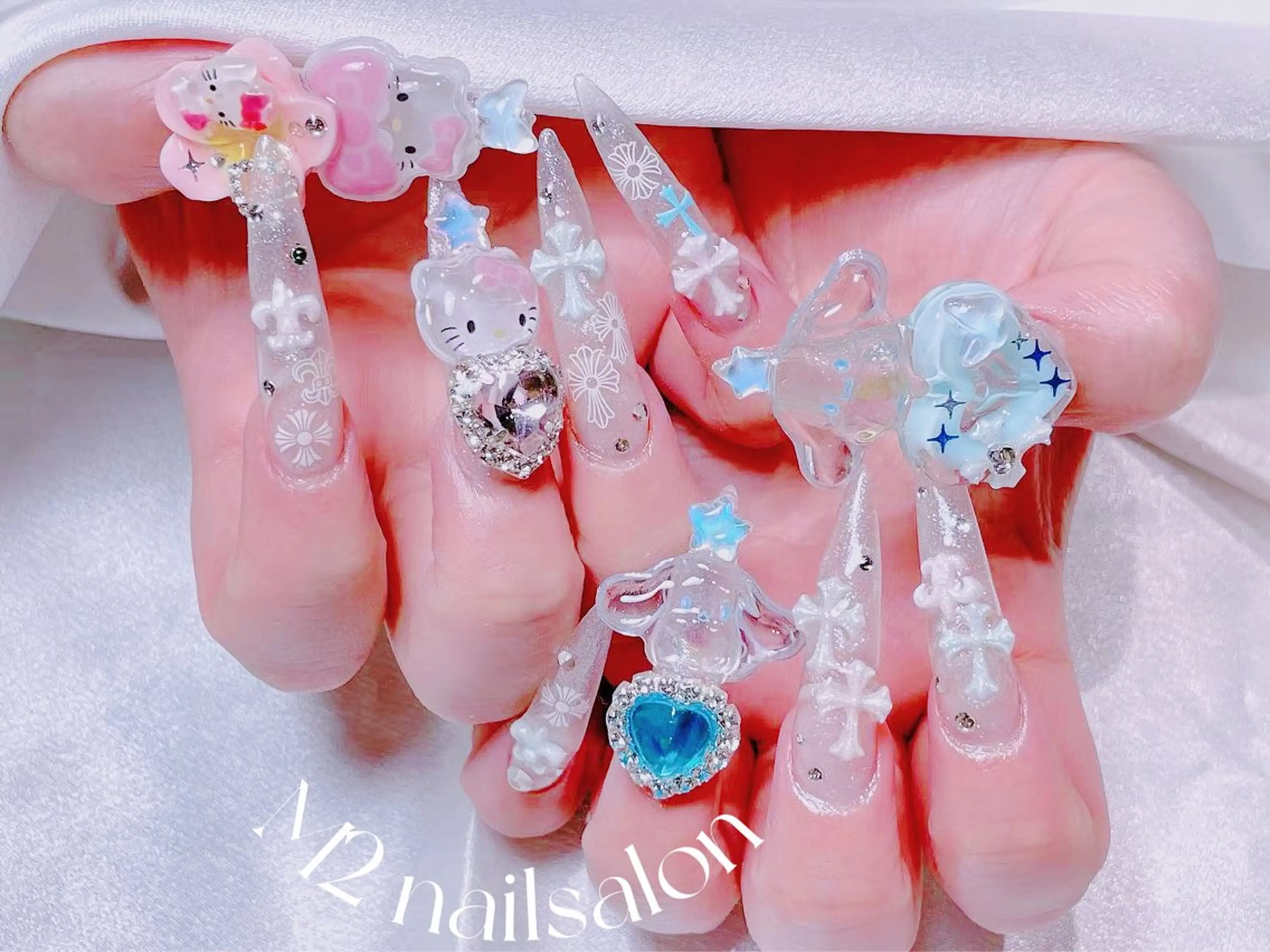 ネイル ハンドネイル 長さだし専門店 M2　rikaのネイルデザイン