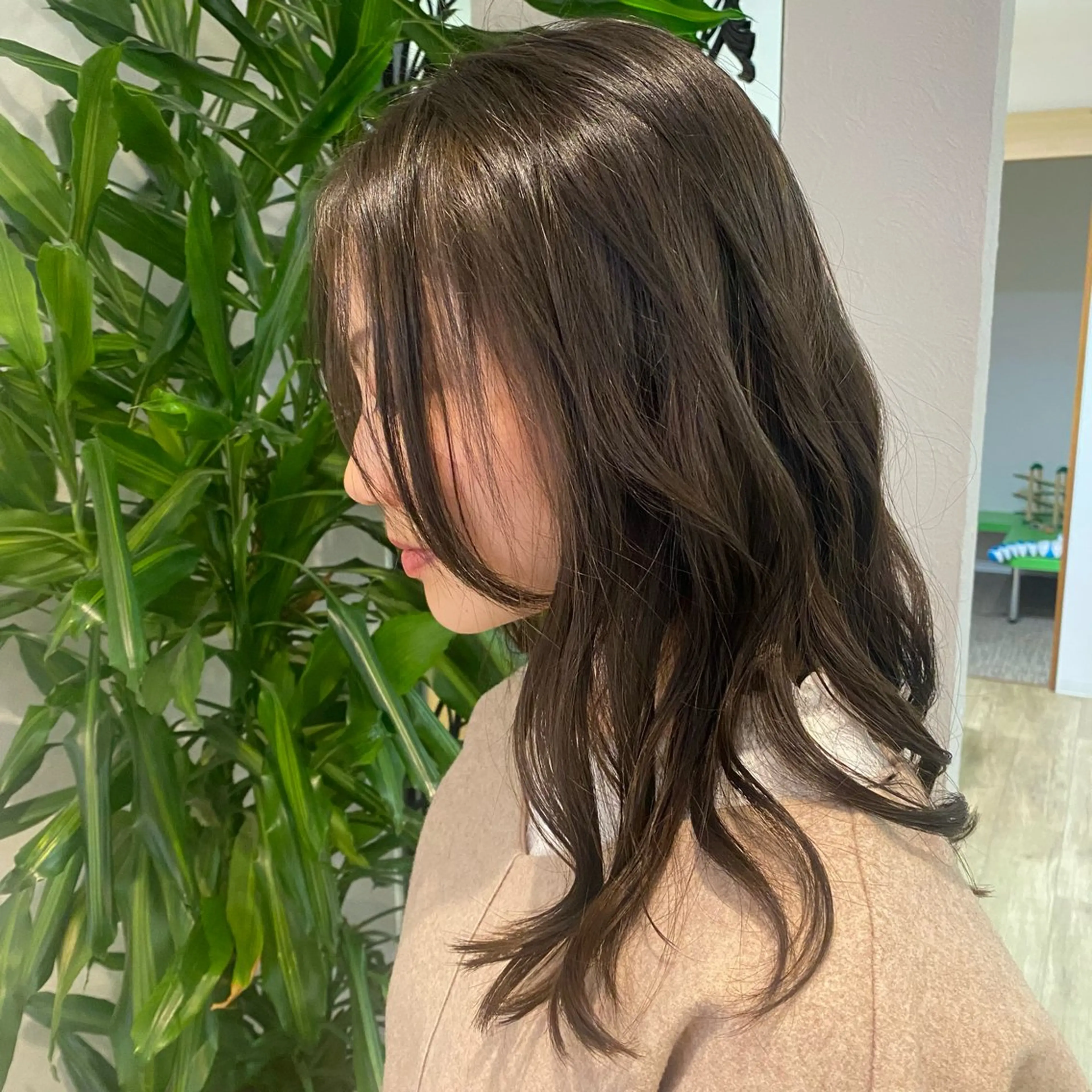 セミロング パーマ セミロングパーマ カット パーマ パーマモデル募集中 渥美翔人のヘアスタイル