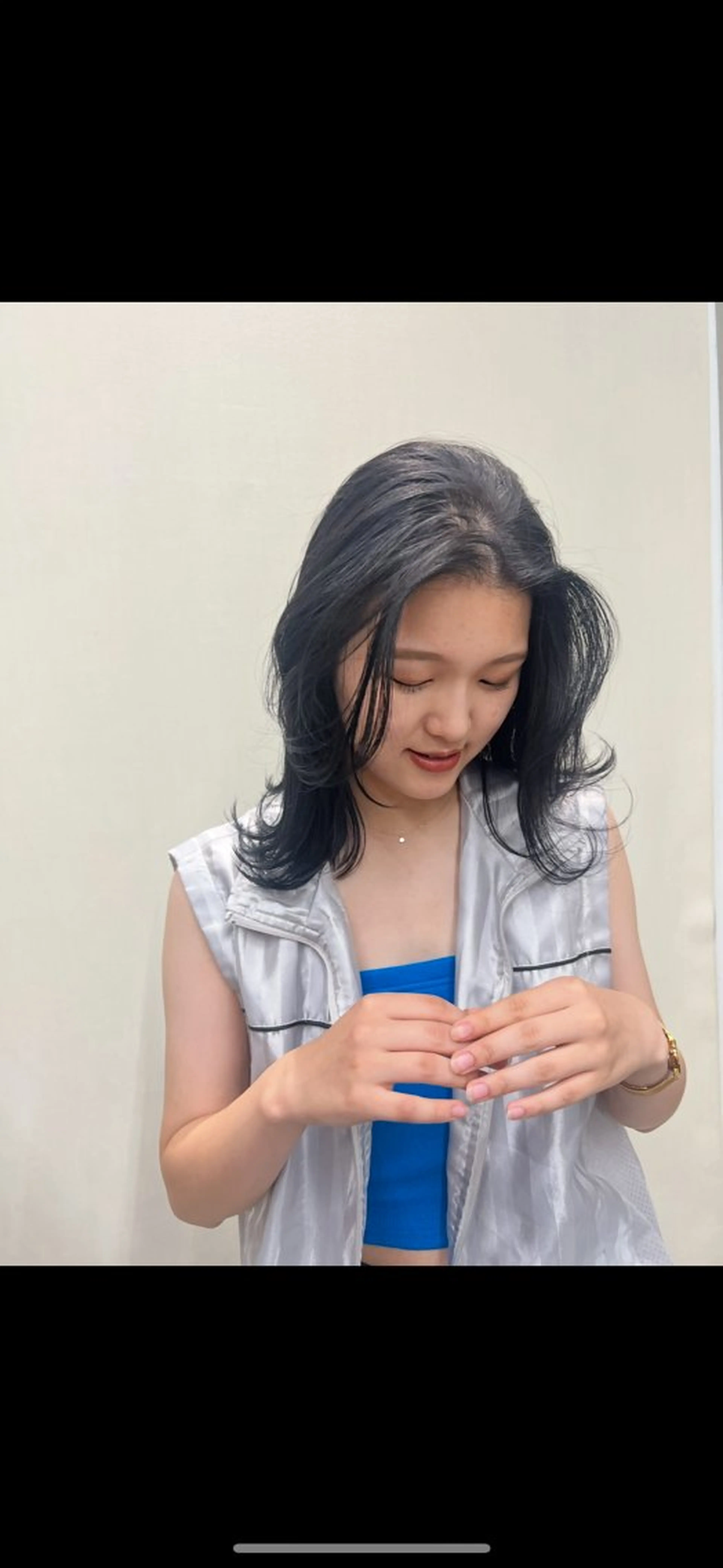 セミロング カラー 熊本市東区 /Ririkaのヘアスタイル