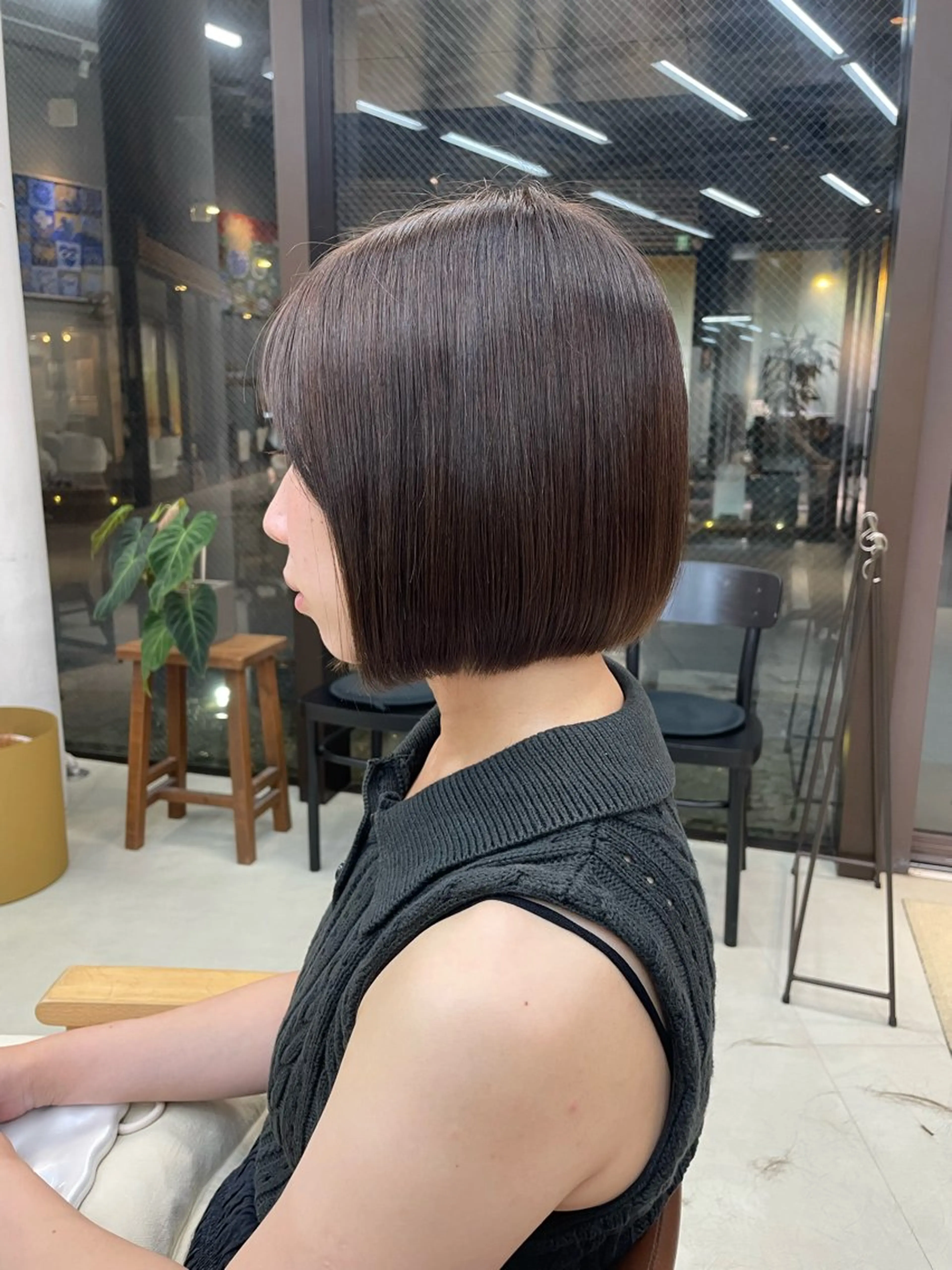 カラー ベージュカラー ボブ カットモデル募集中 🤍harunaのヘアスタイル