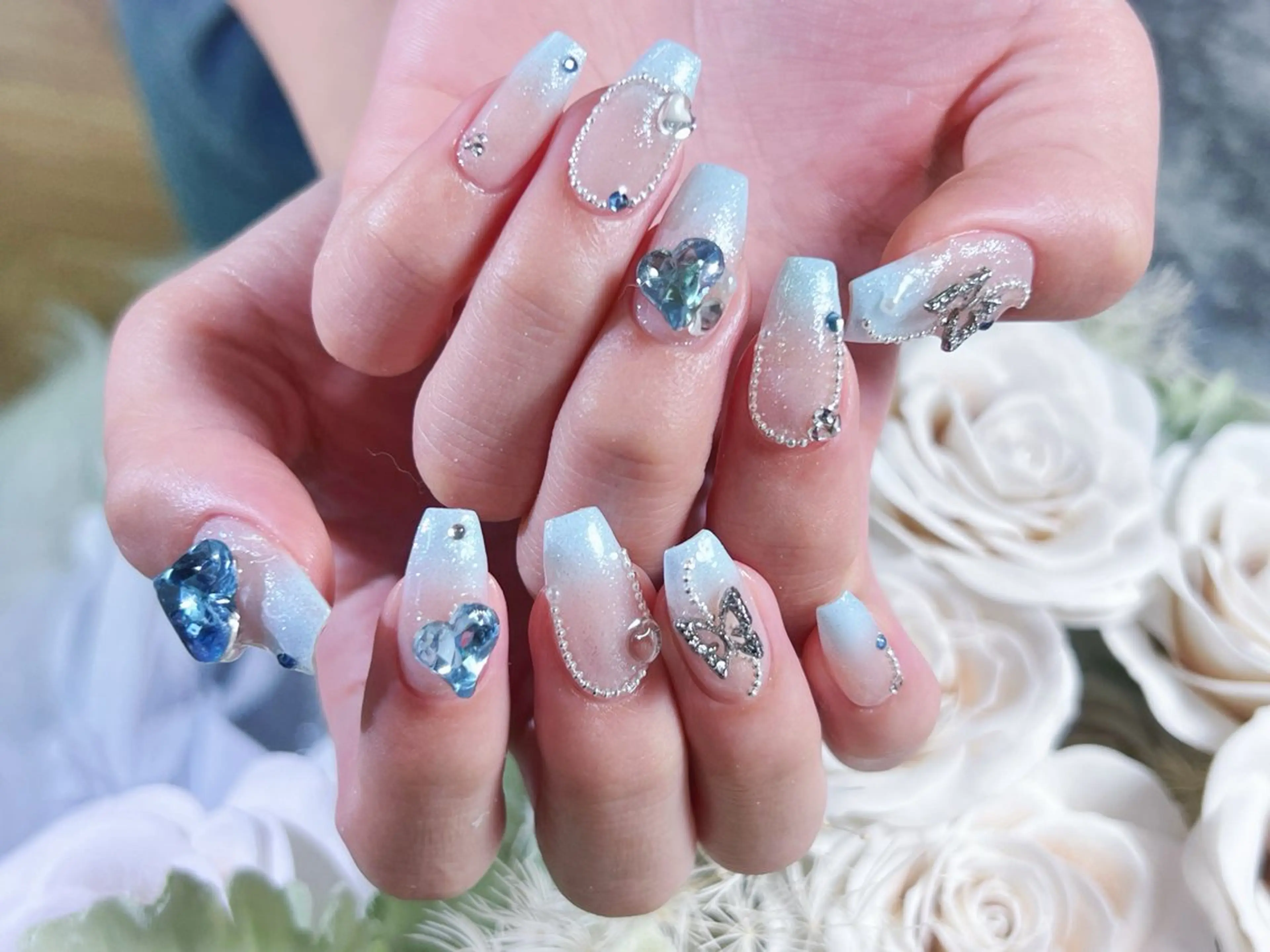 ネイル ロングネイル 持ち込み スカルプネイル ワンホンネイル ハンドネイル Painty nailのネイルデザイン