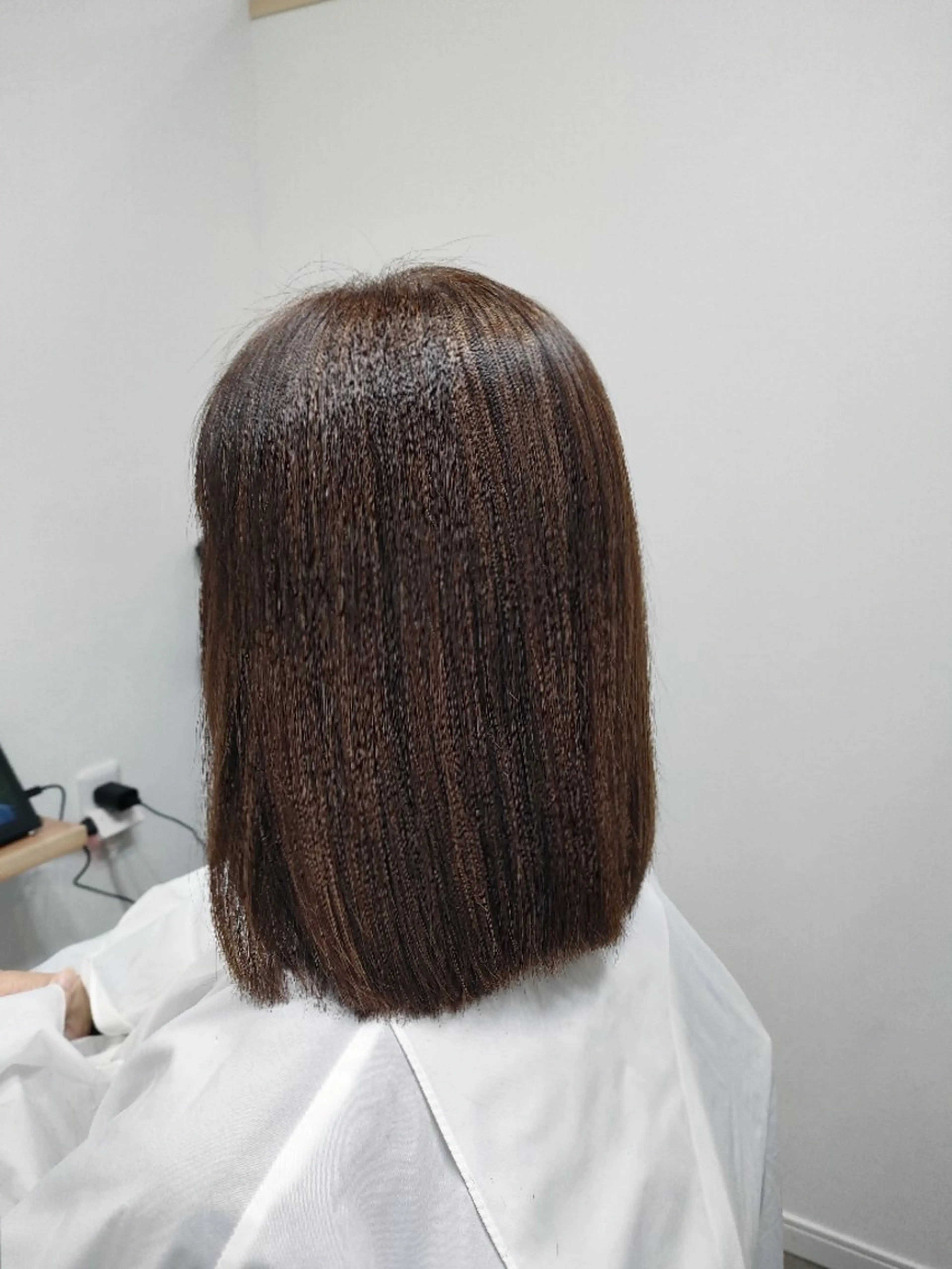 ミディアム 縮毛矯正 髪質改善美容室bokuno鳴海店所属・髪質改善/星野久美子 /撮影モデル募集のヘアスタイル