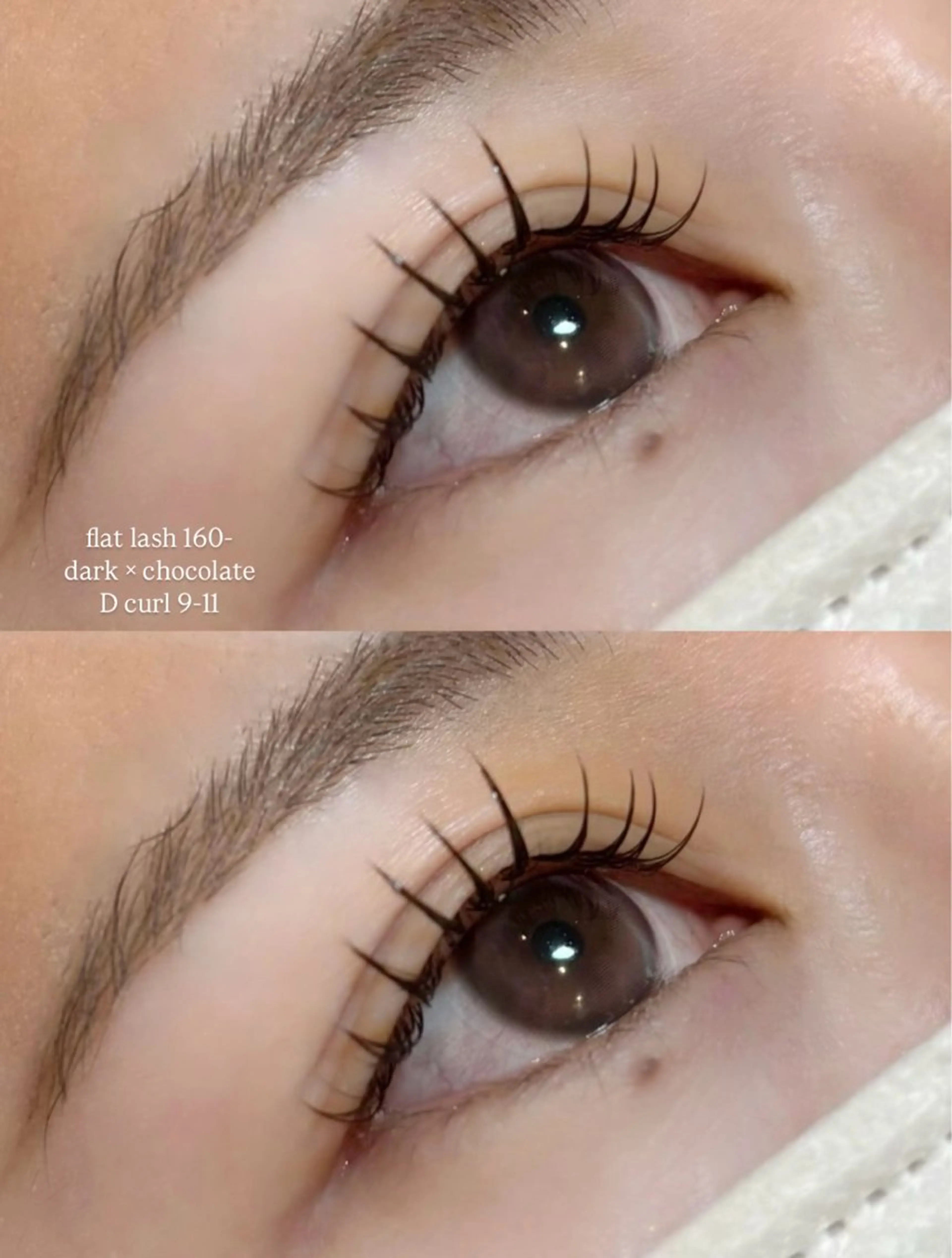 マツエク・マツパ フラットラッシュ akamatsu kannaのマツエク・マツパデザイン