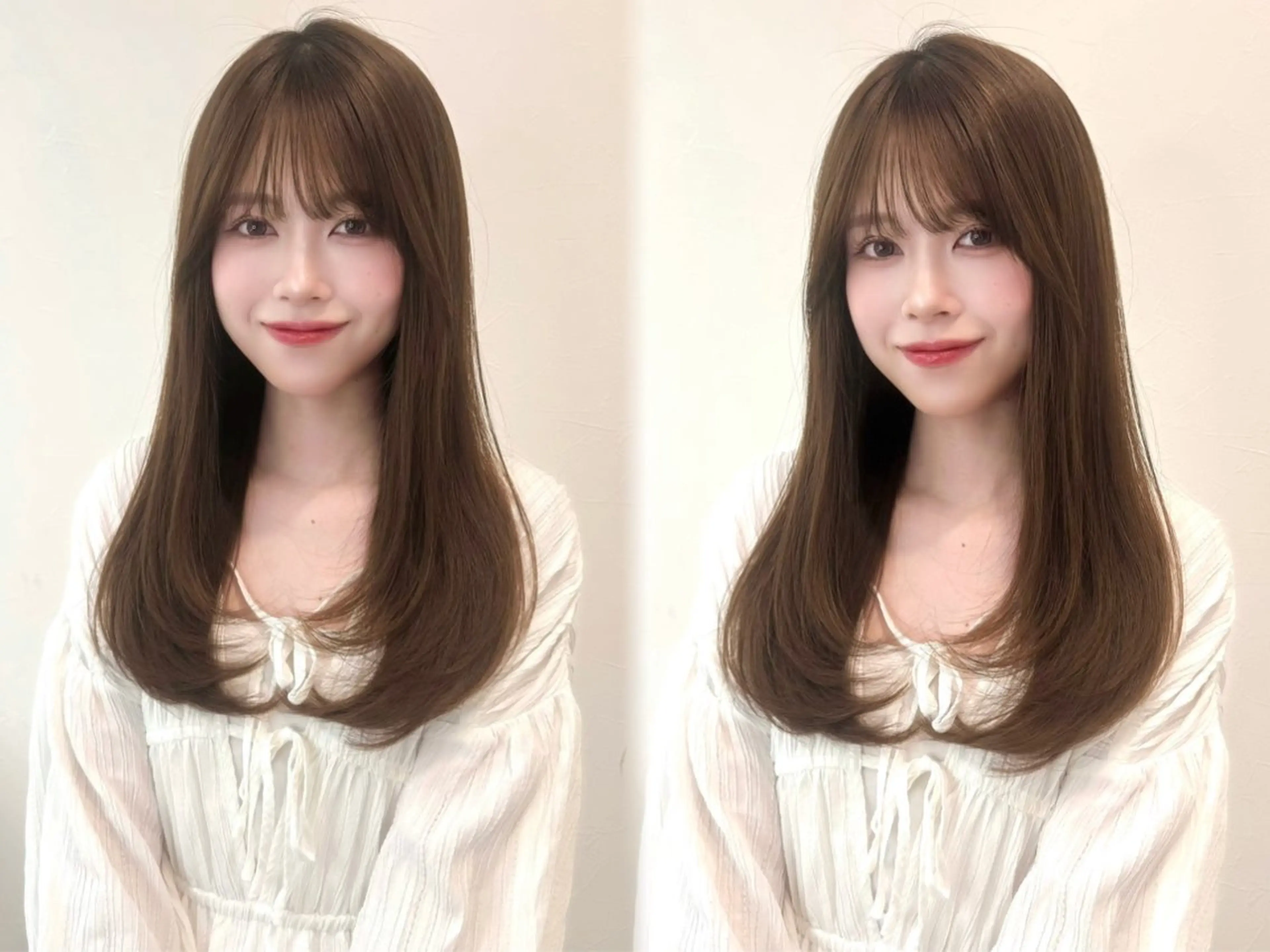 ロング カラー 透明感️🫧寒色系/ ヘアアレンジ🎀ゆなのヘアスタイル