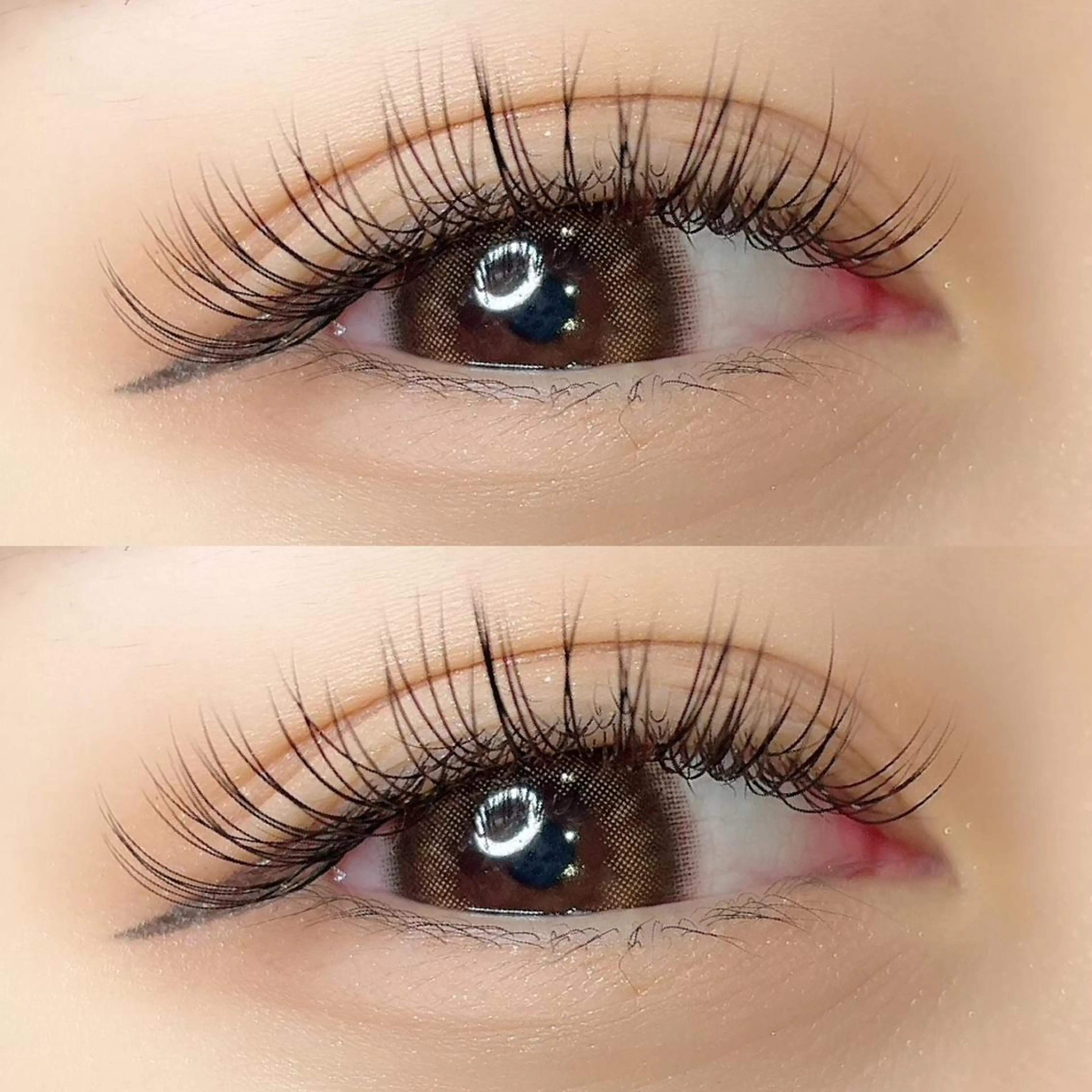 ナチュラルなお仕上がり希望の方へ🌼フラットラッシュ130本❤︎リペア込みの写真