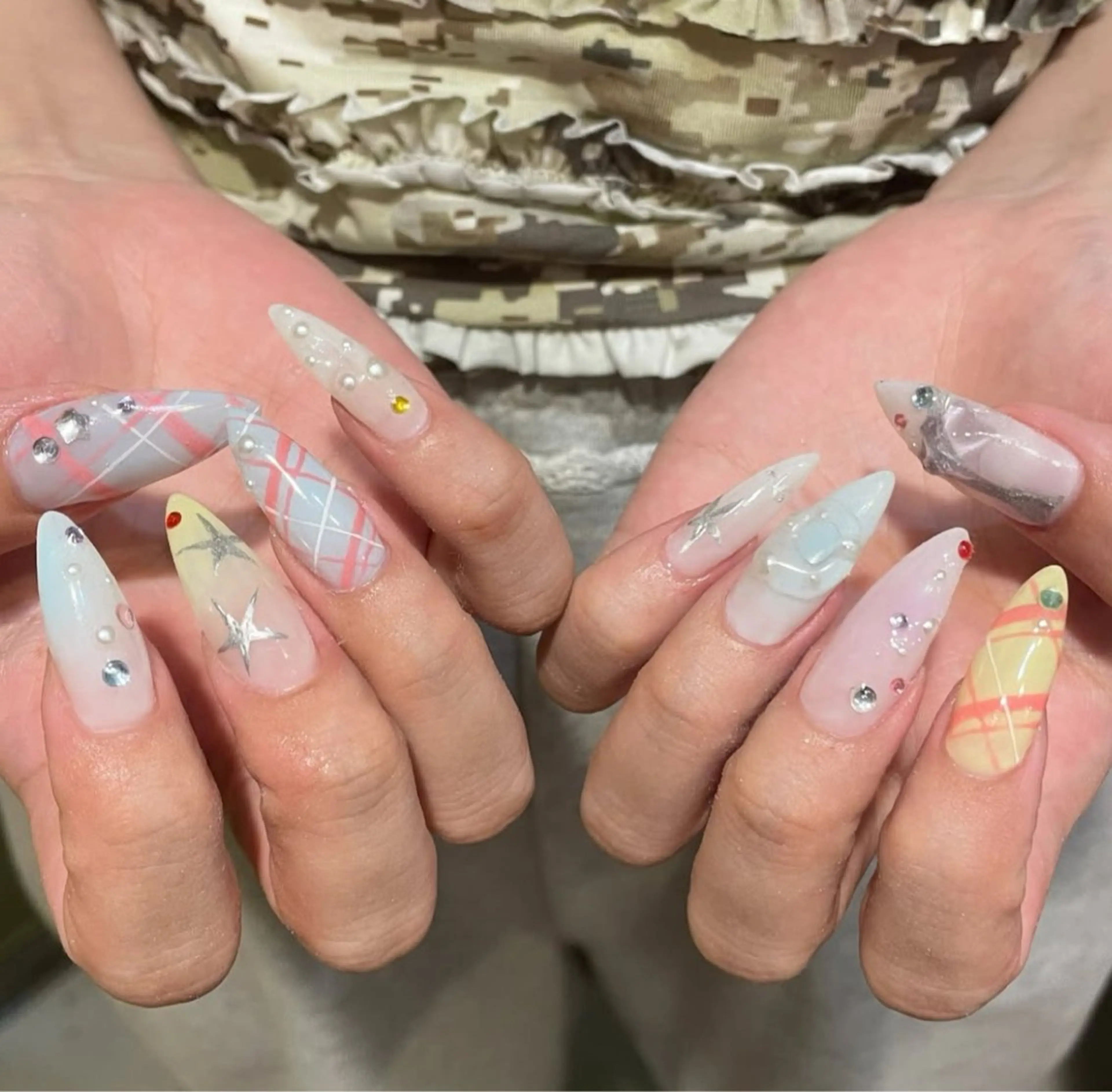 ネイル ハンドネイル MAO ‪☆ 個性派 🪽のネイルデザイン