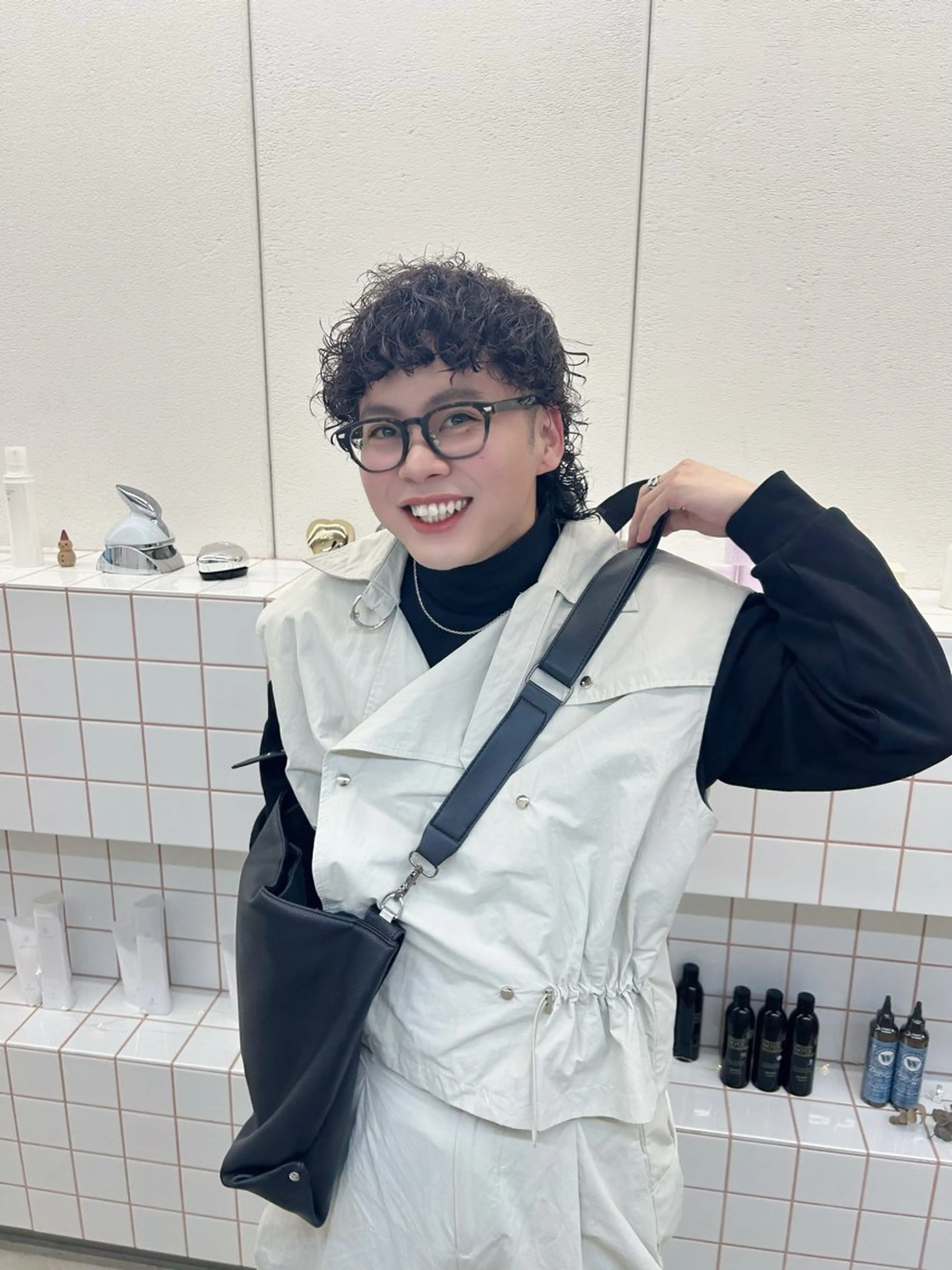 メンズ カット パーマ 名古屋/久屋大通 /不破新のヘアスタイル