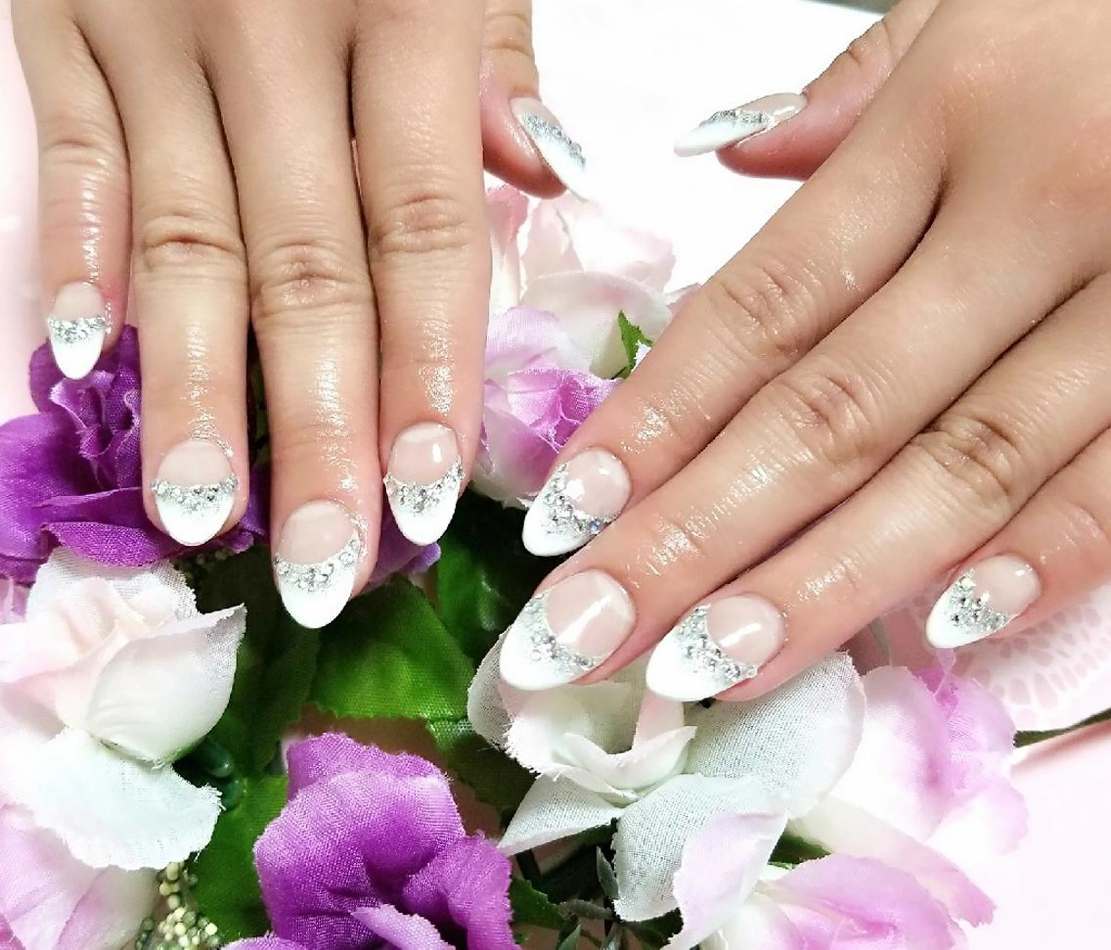 ネイル フレンチネイル スカルプネイル nail salon ipuniのネイルデザイン