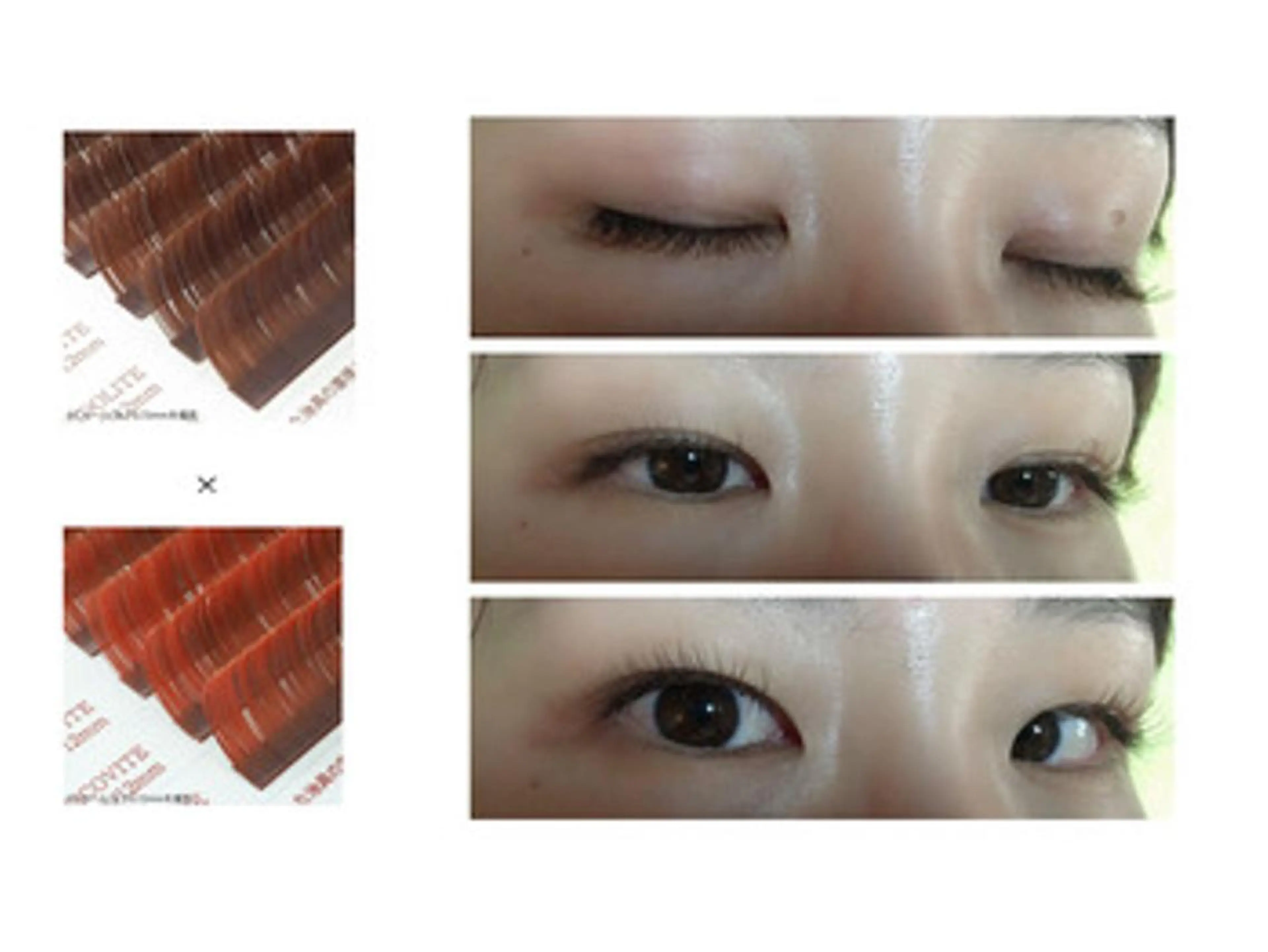 マツエク・マツパ カラーマツエク キュート 六花 〜rikka〜のマツエク・マツパデザイン