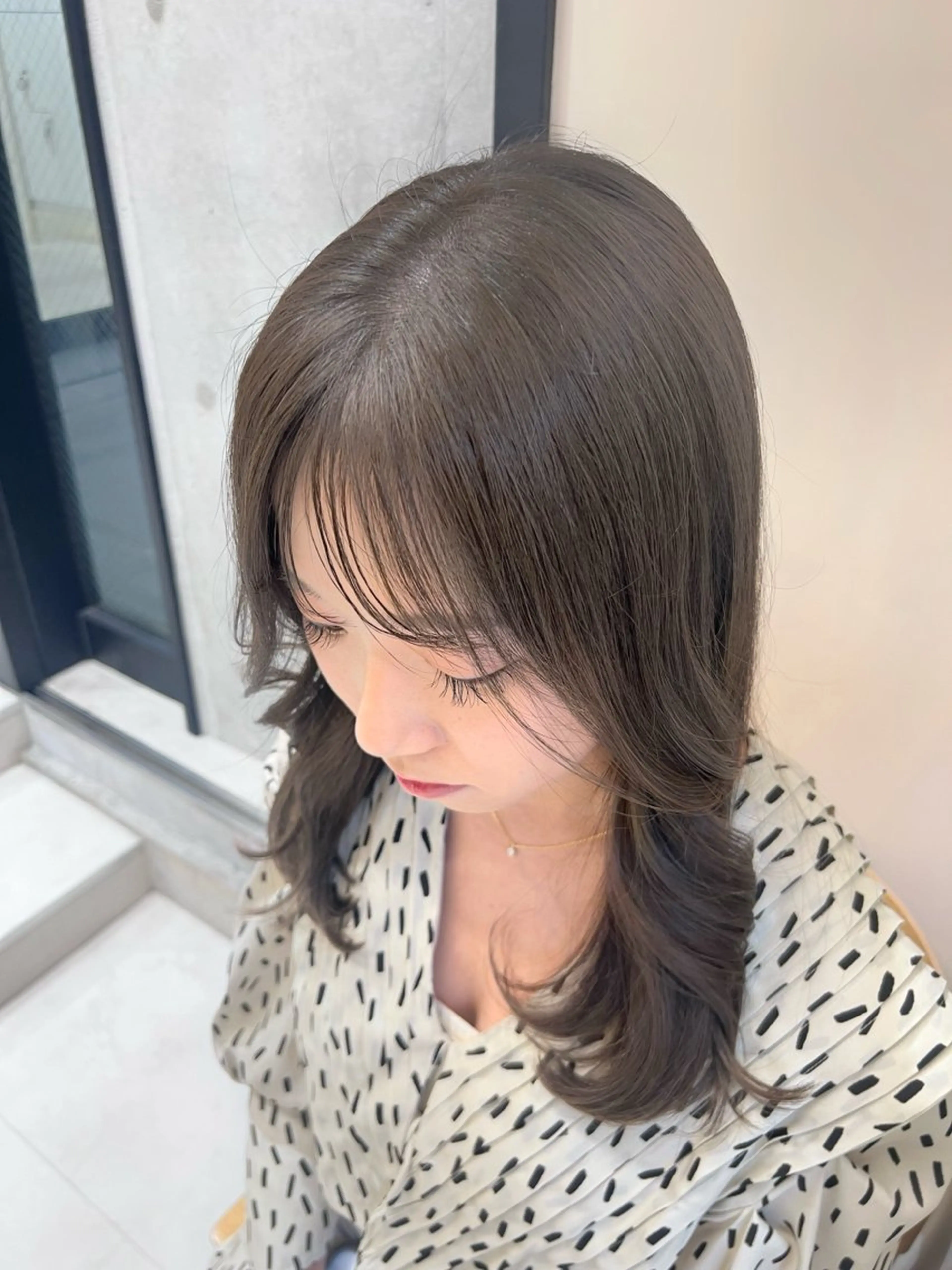 ミディアム カラー 🎀やわらかカラー/ 艶カラー/よこやまのヘアスタイル