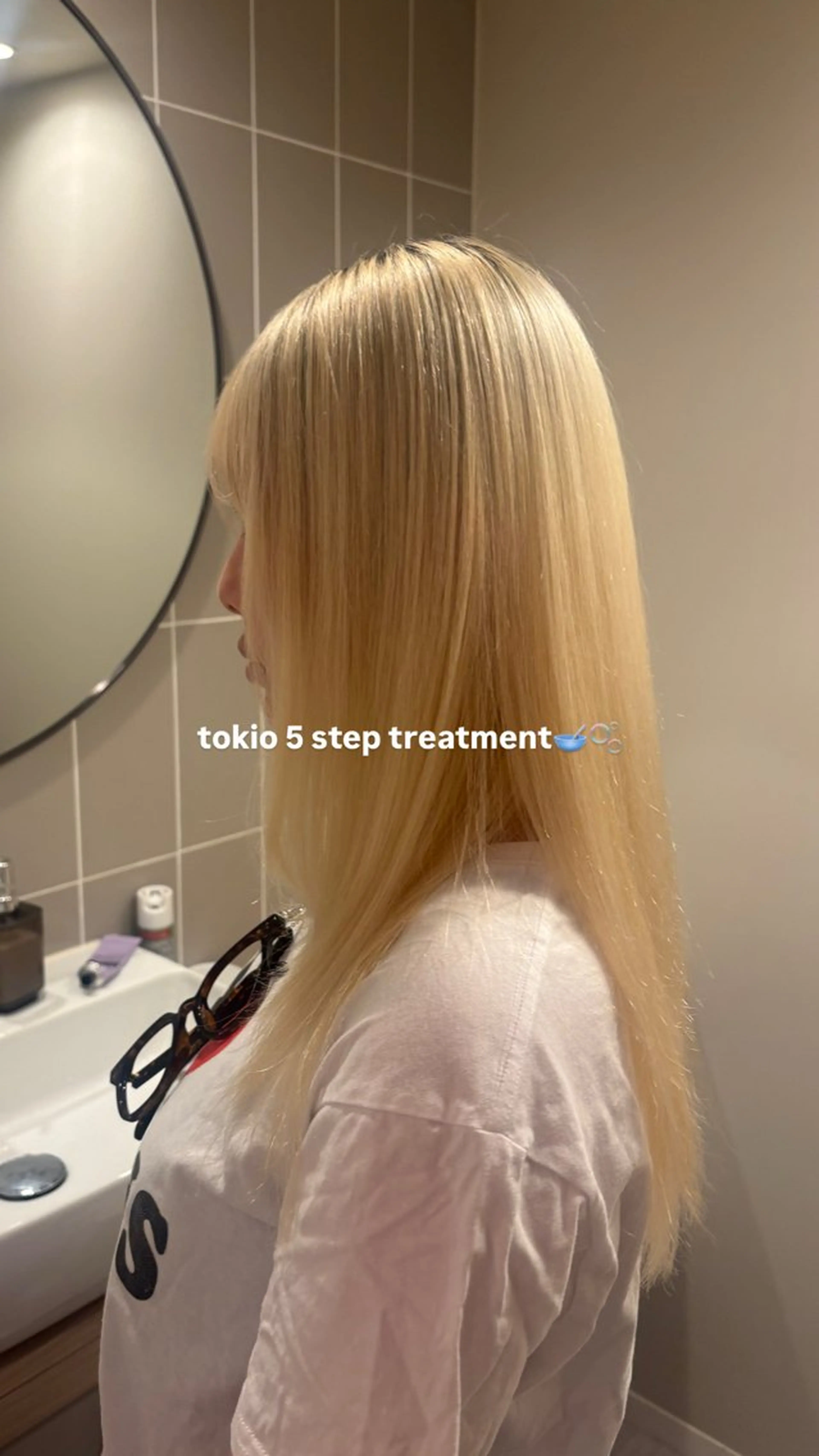 ロング トリートメント 山本 あのんのヘアスタイル