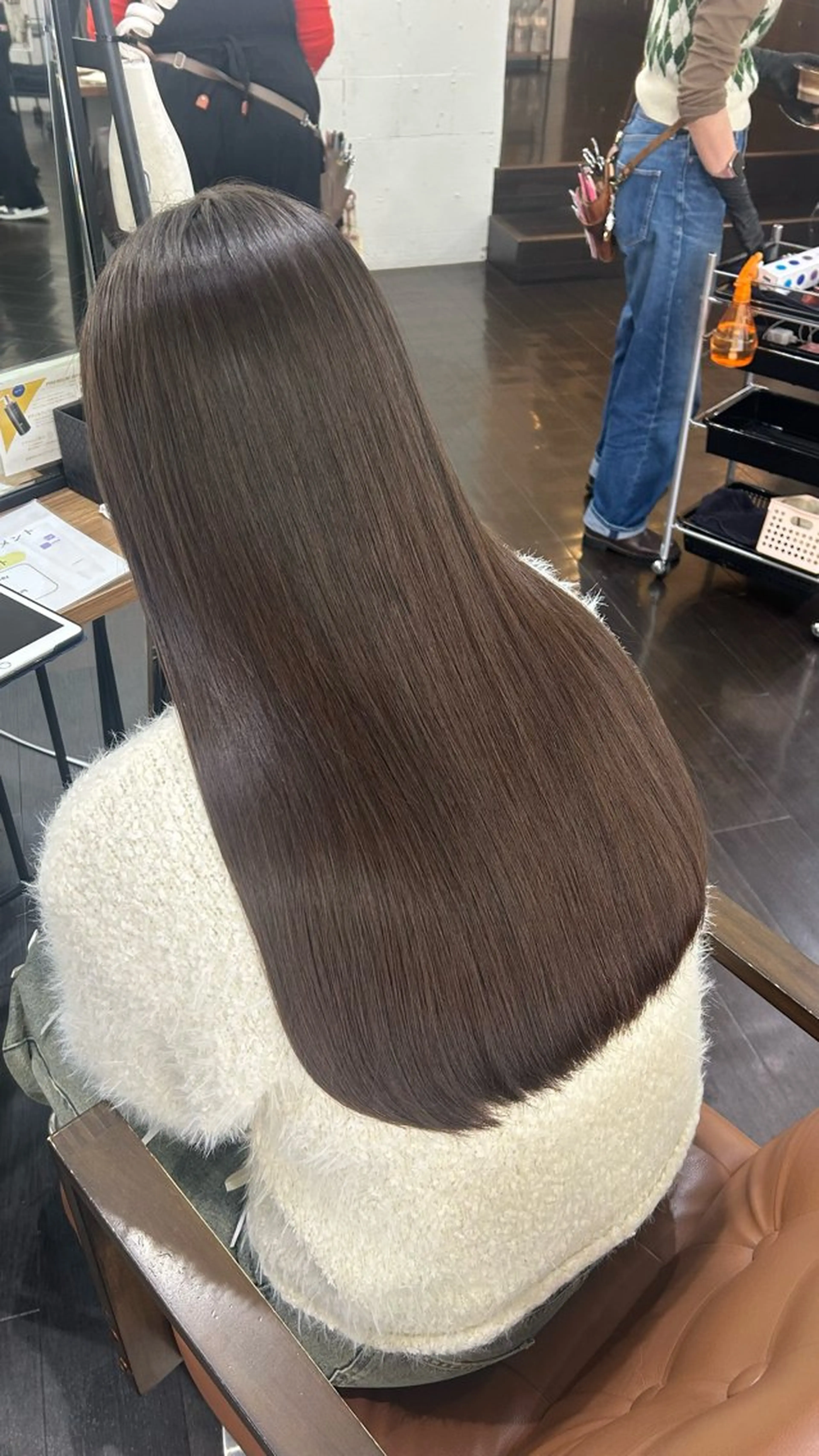 ロング カラー ヘアアレンジ 🍒ᩚ名駅/艶髪 縮毛矯正/あゆ🍒ᩚのヘアスタイル