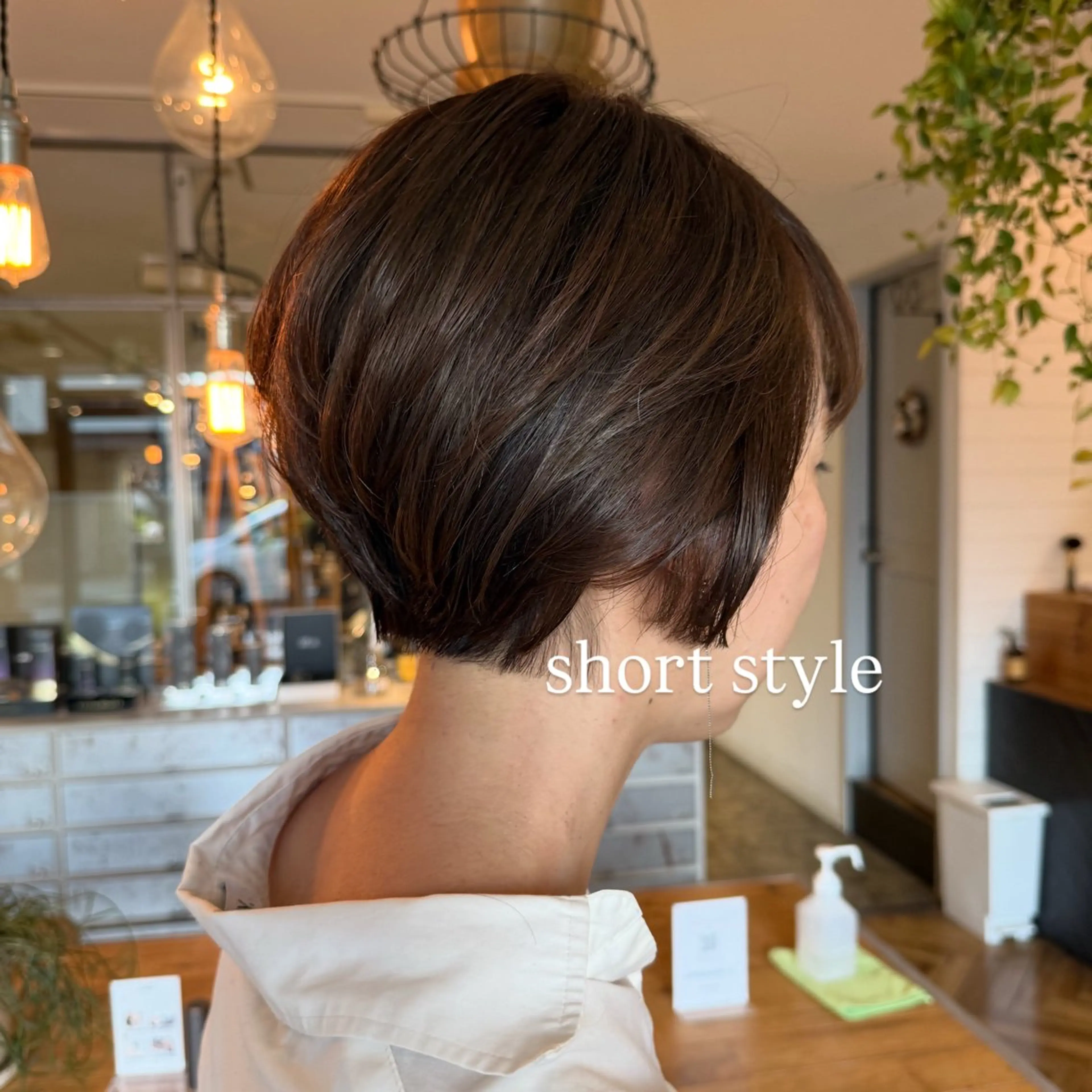 ショート ヘアアレンジ ショートヘア みなみ/韓国ボブ/ 韓国レイヤーのヘアスタイル